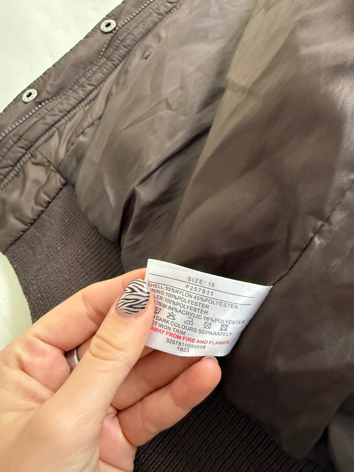 Y2K Puffer Jacket (UK16)