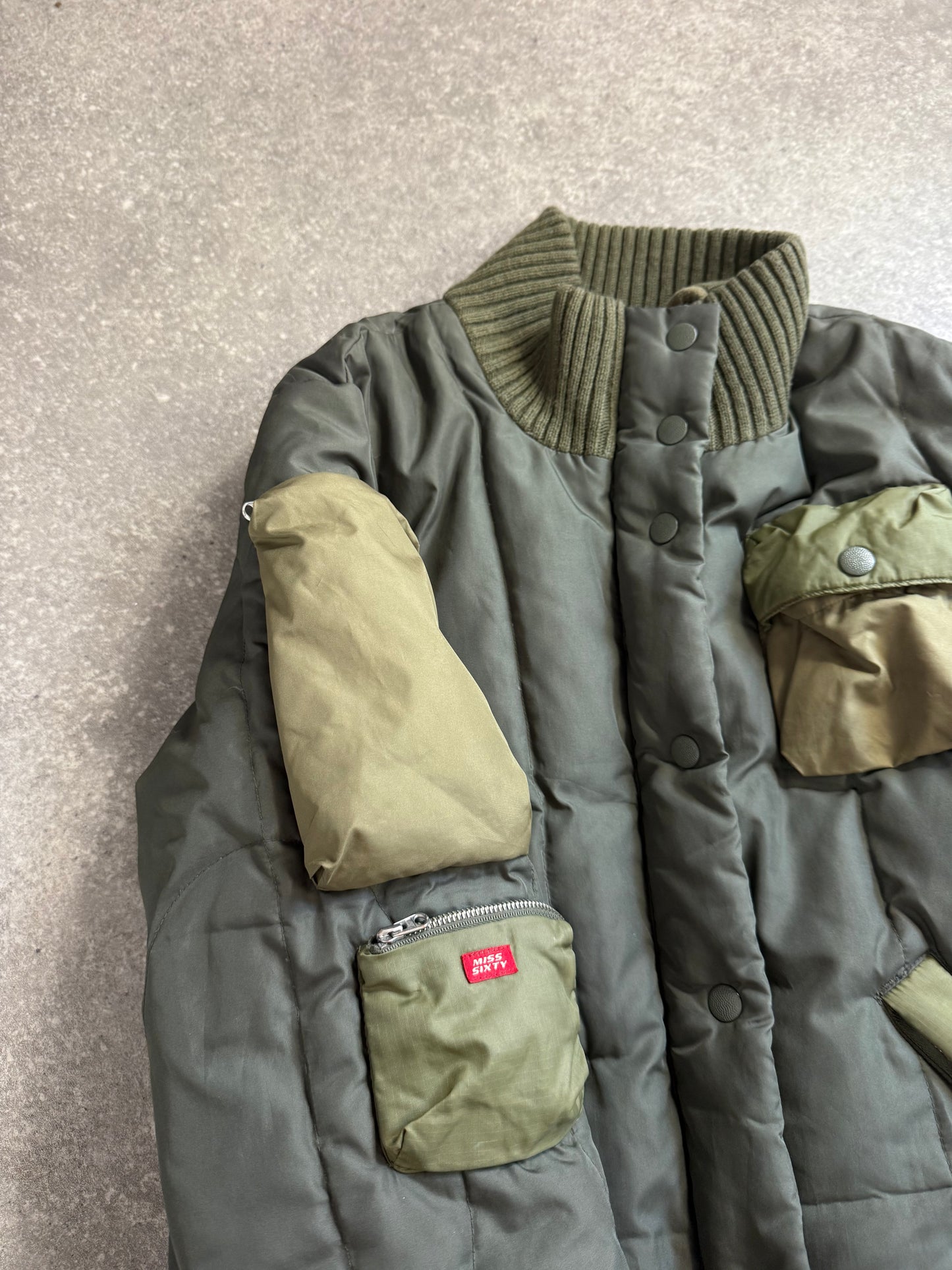 Miss Sixty Cargo Puffer Jacket (S)