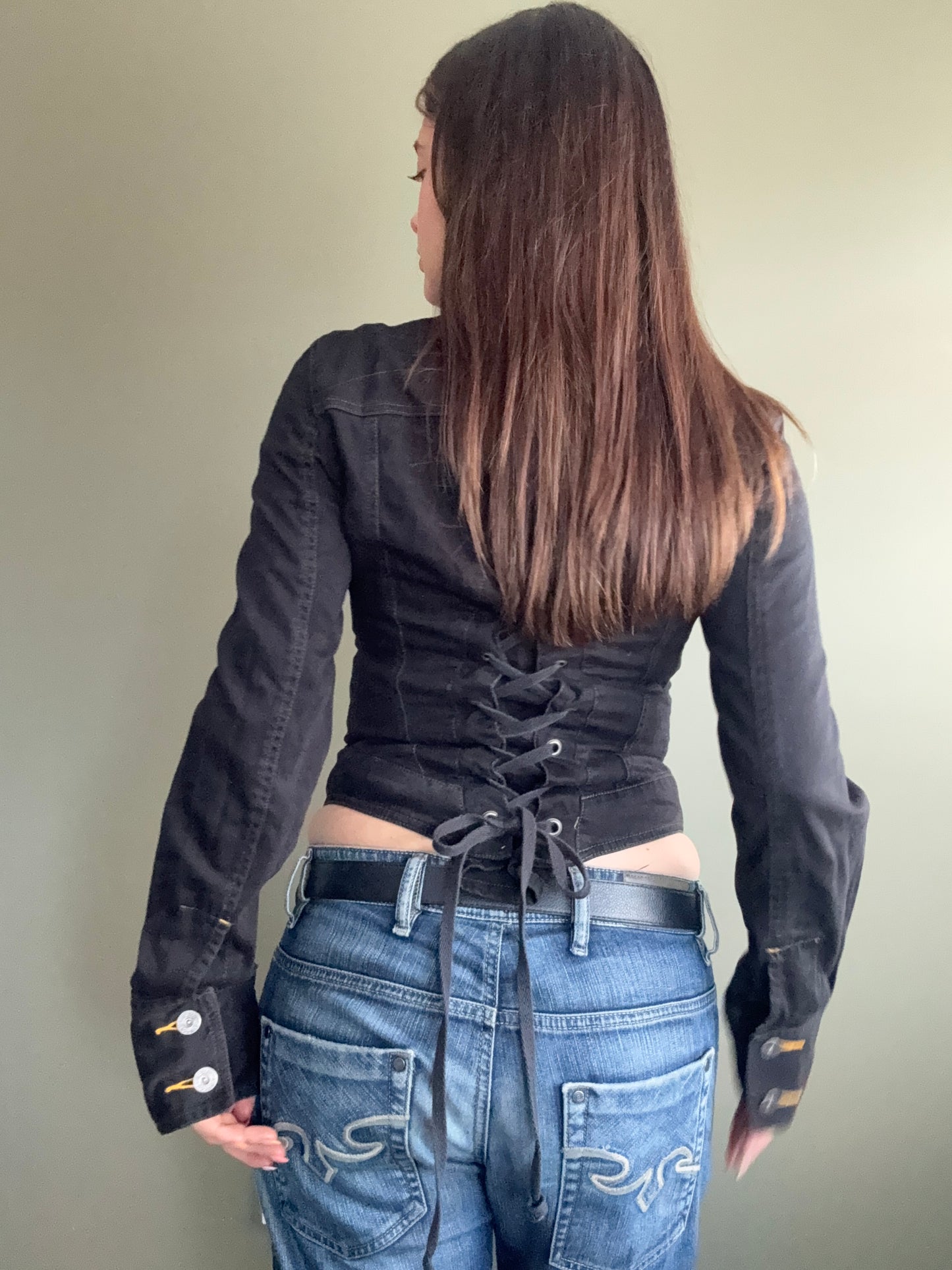 Black Diesel Corset Jacket (M)