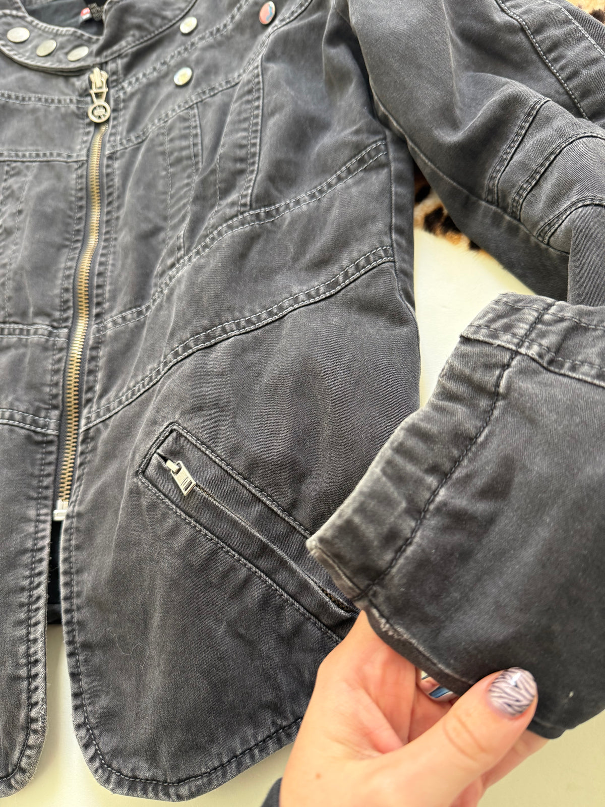 Vintage Diesel Fitted Jacket (M)