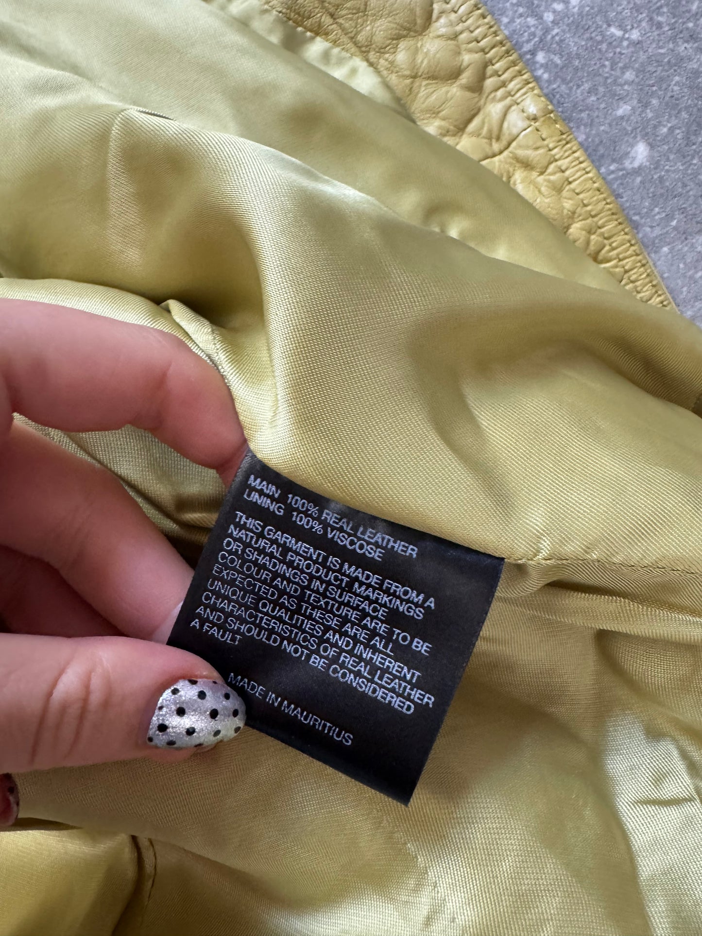 Karen Millen Leather Jacket (UK10)