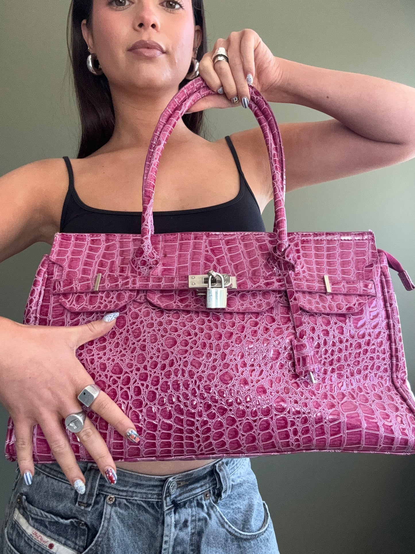 Y2K Pink Large Bag
