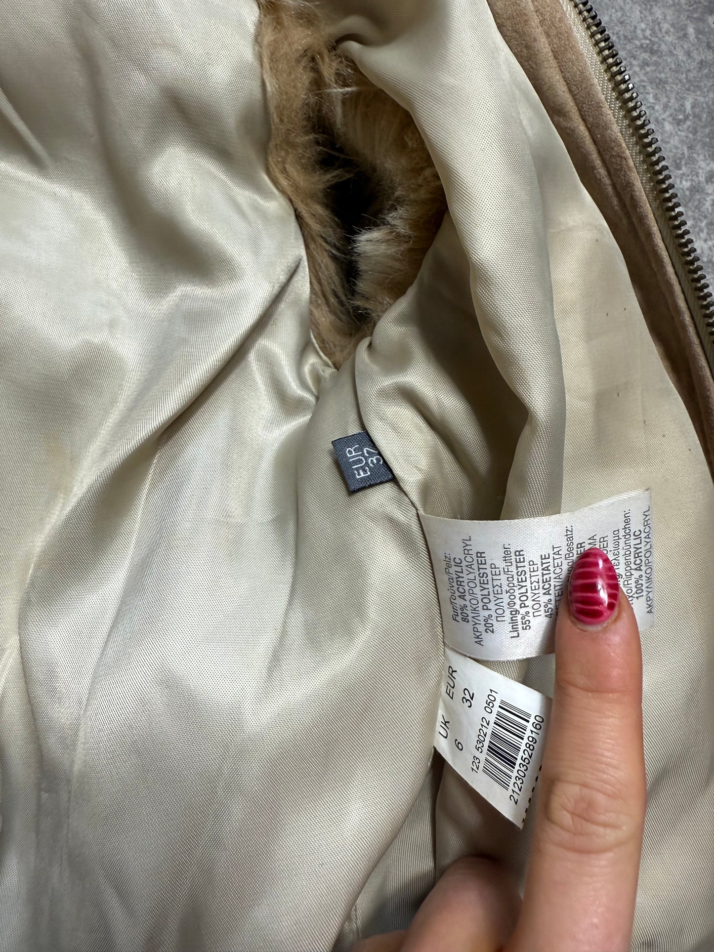 Faux Fur Gilet (UK6)