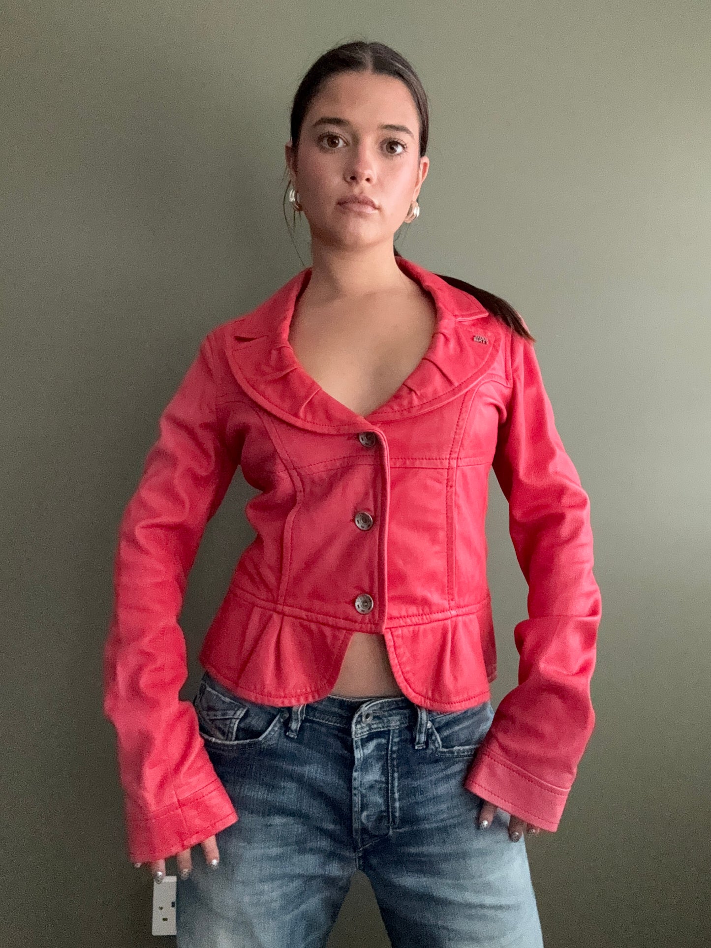 Miss Sixty Leather Jacket (M)