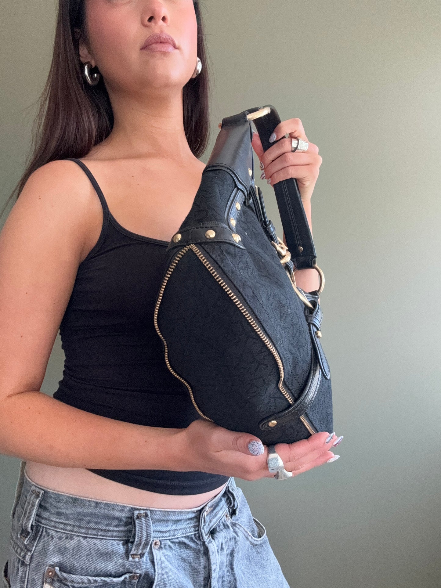 DKNY Buckle Shoulder Bag