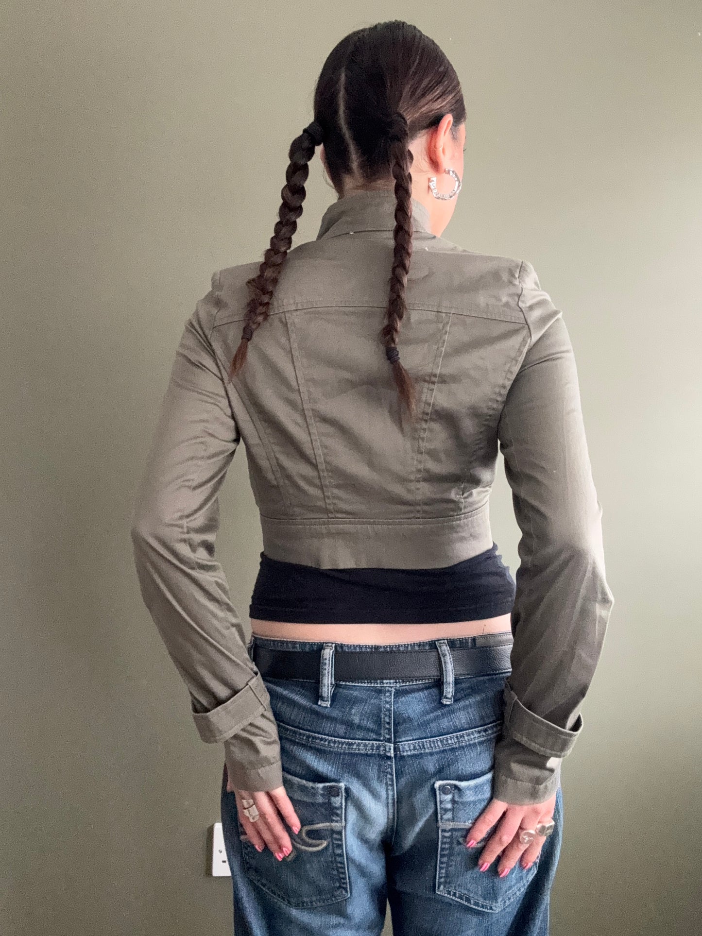 Jane Norman Khaki Jacket (UK8)