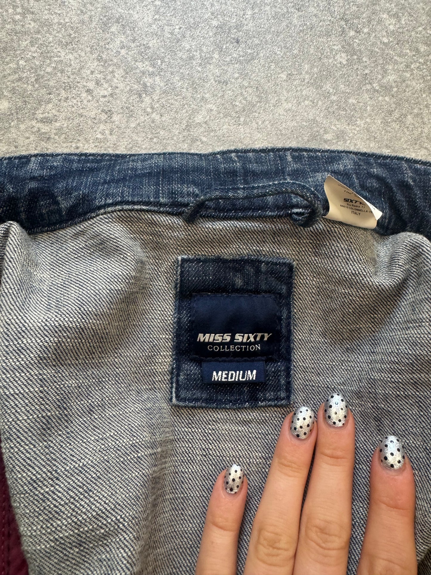 Miss Sixty Denim Military Jacket (M)
