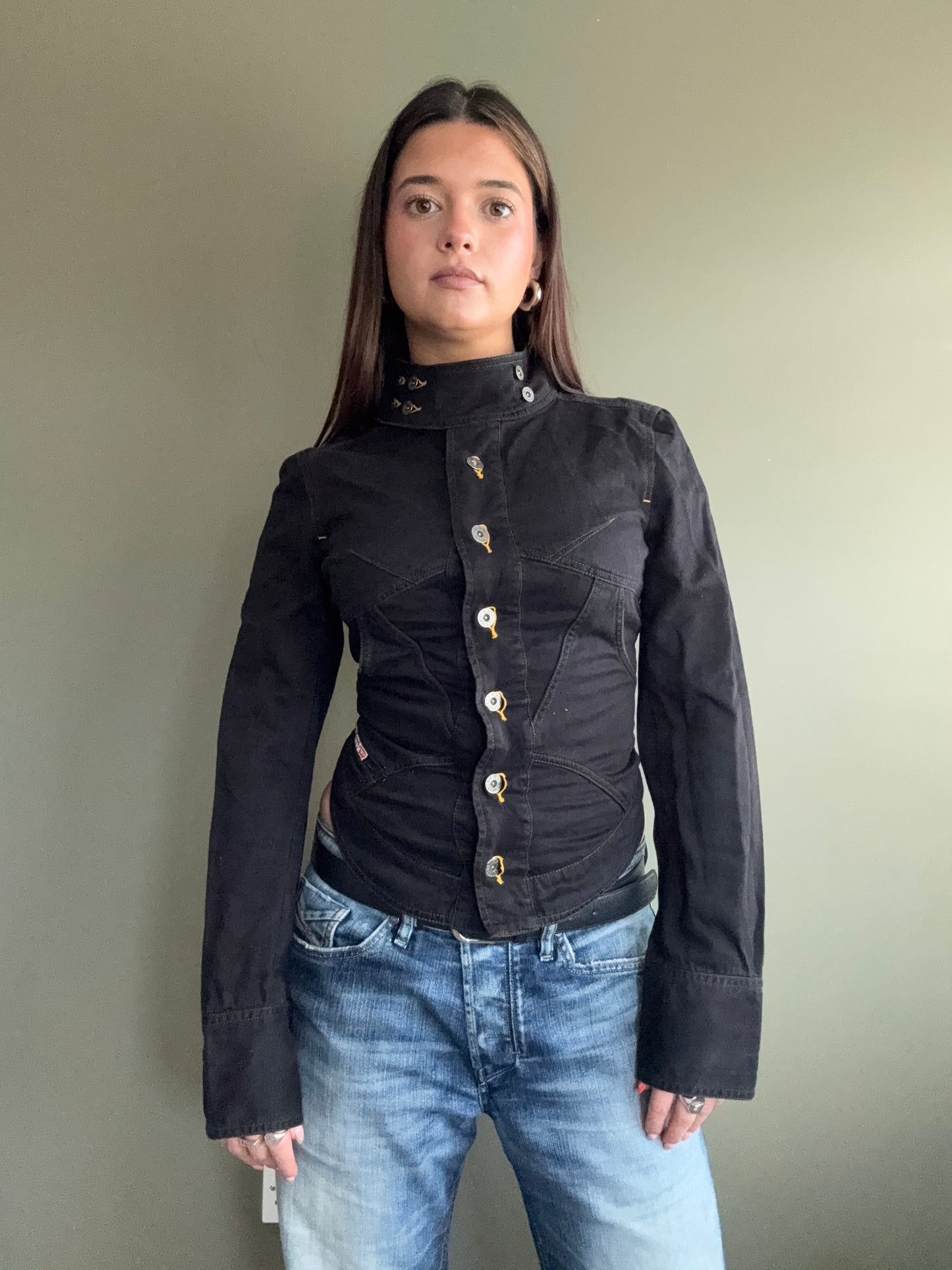 Black Diesel Corset Jacket (M)