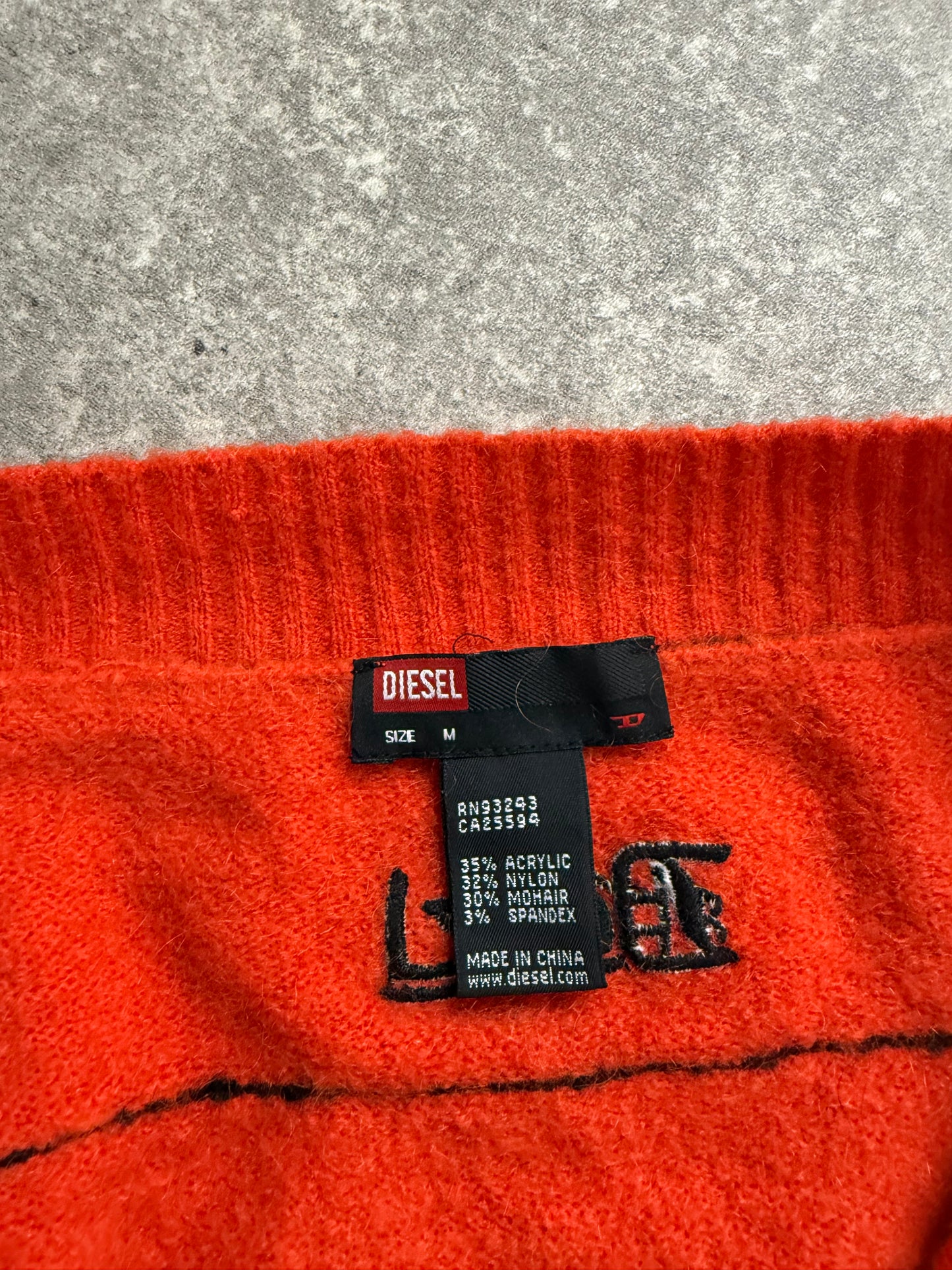 Diesel Mohair Wrap Top (M)