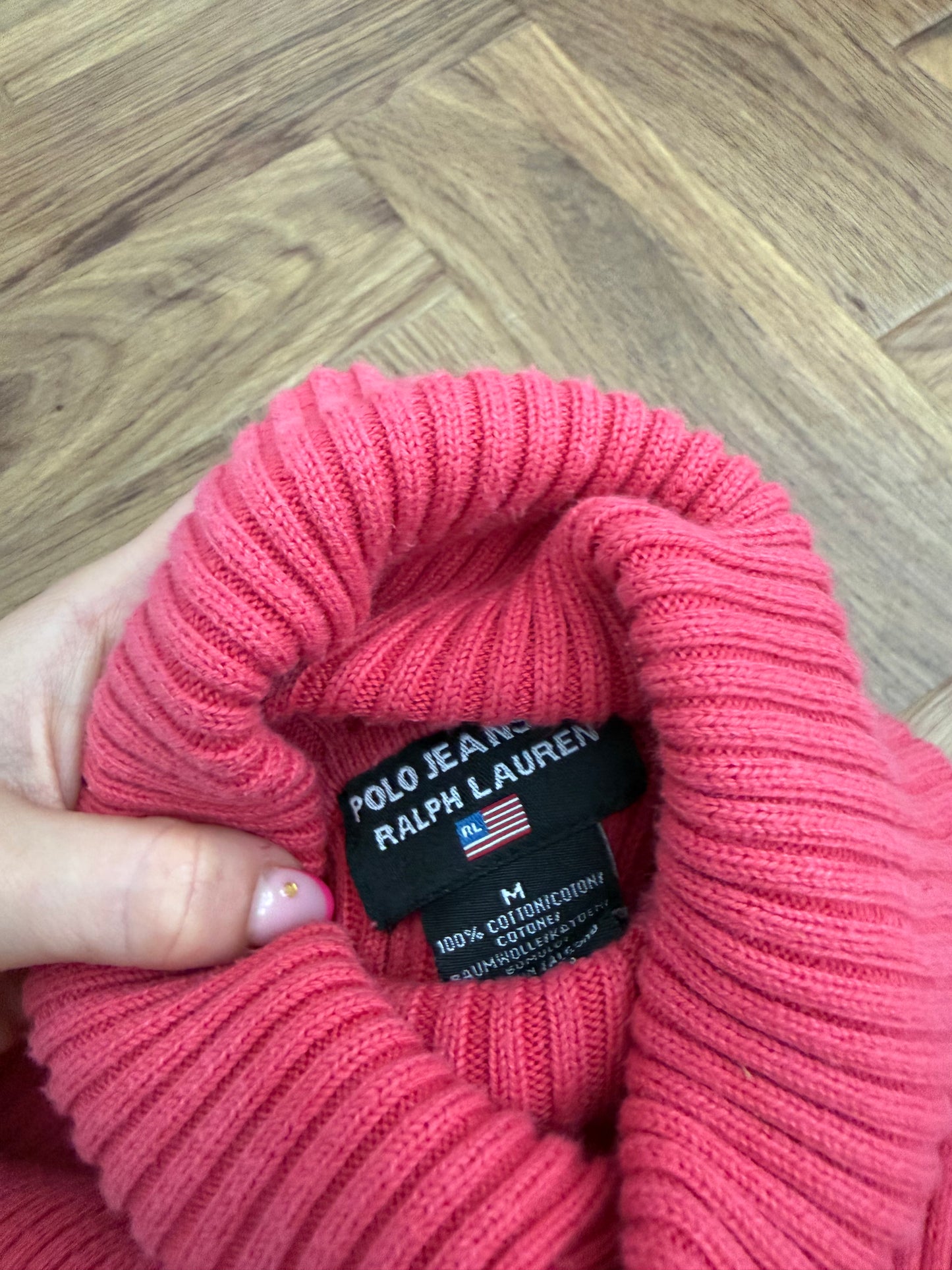 Ralph Lauren Knitted Ribbed Roll Neck (M)
