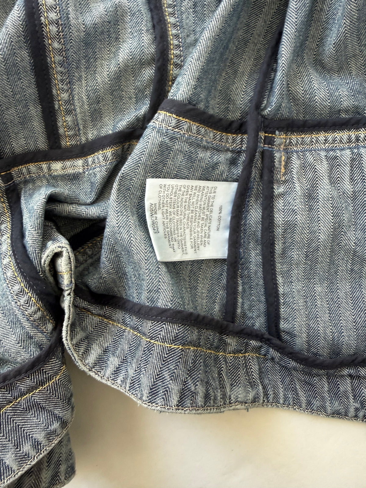 Karen Millen Denim Military Jacket (UK12)