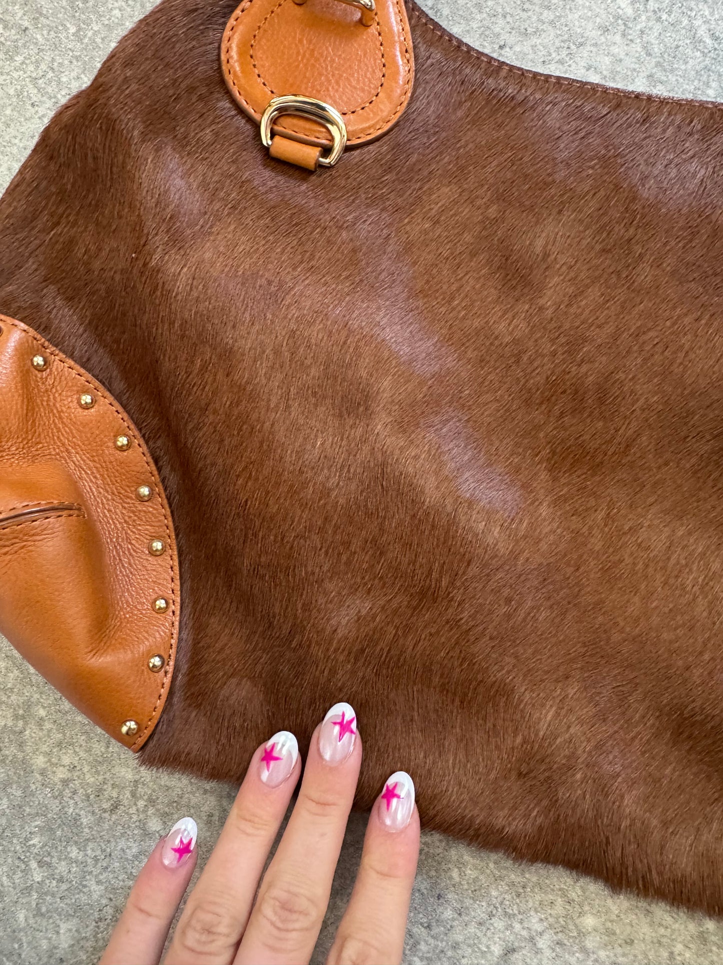 DKNY Textured Shoulder Bag