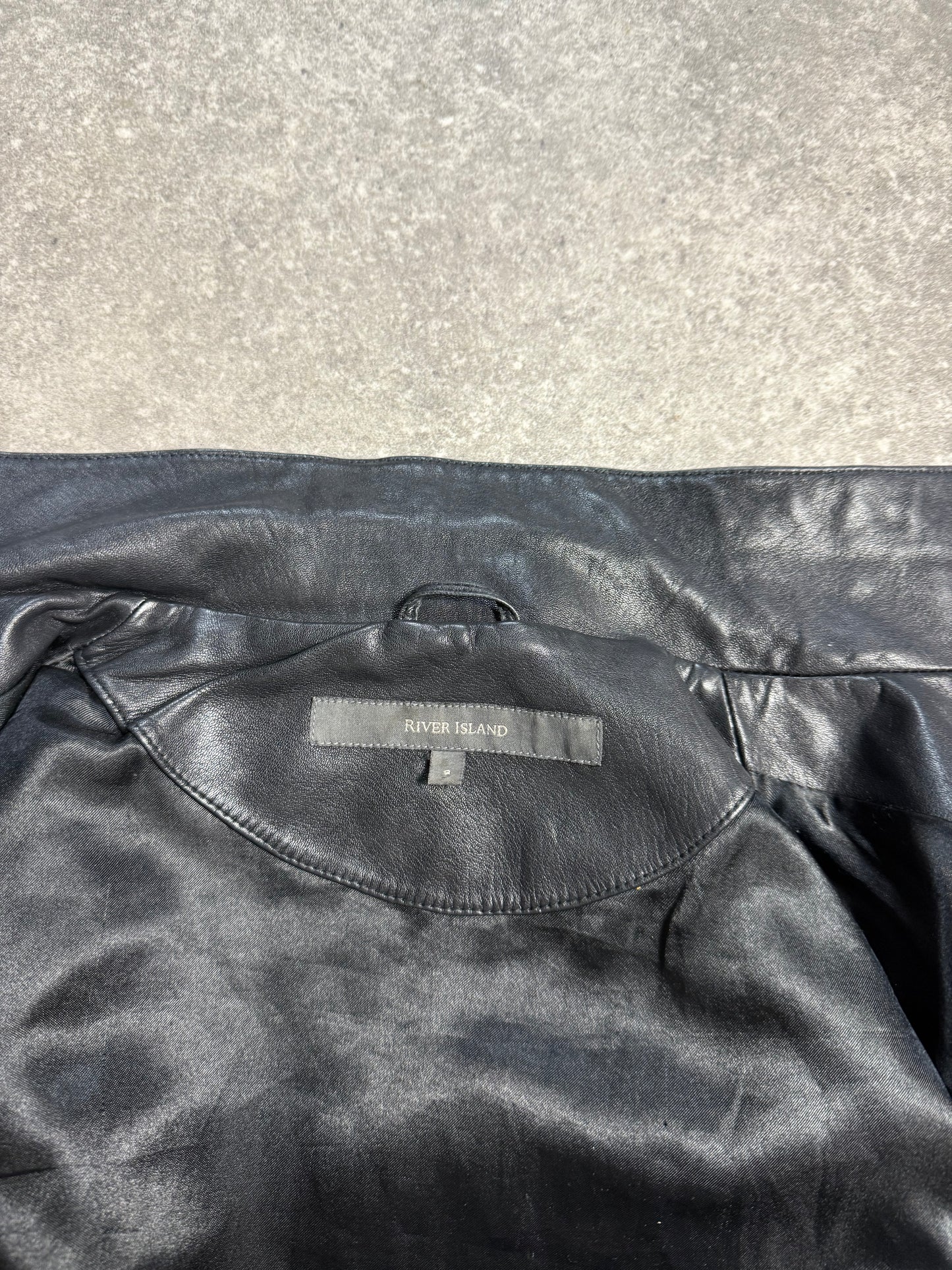 Fitted Leather Jacket (UK8)