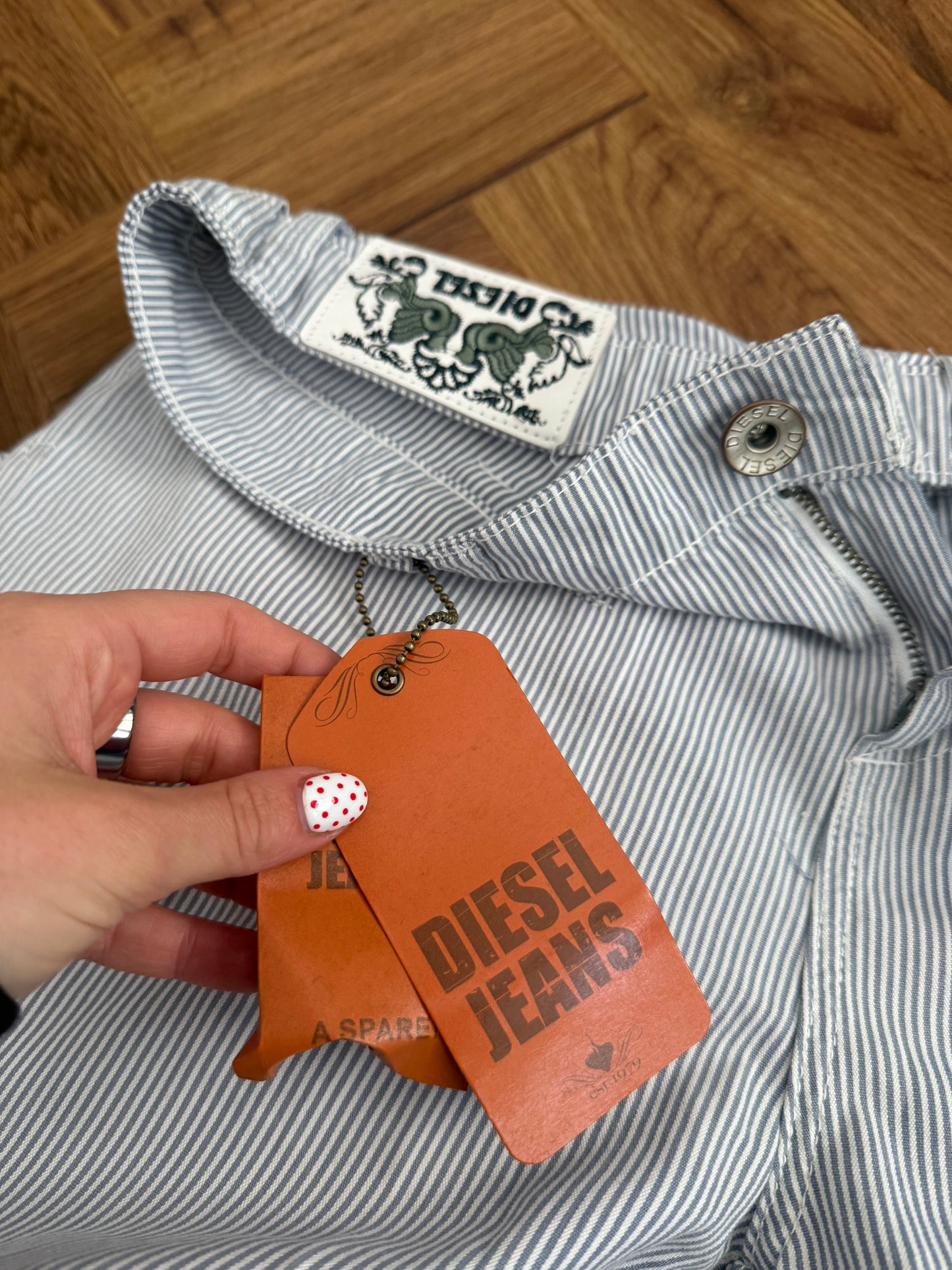 Diesel Cotton Pinstripe Trouser (32R)