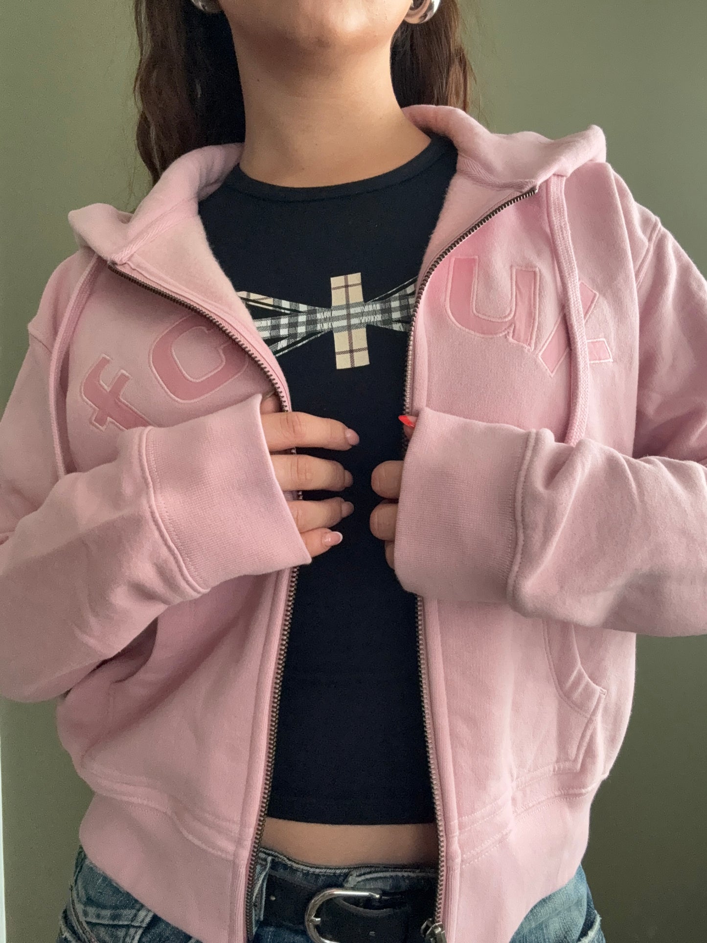 French Connection Zip Hoodie (S)