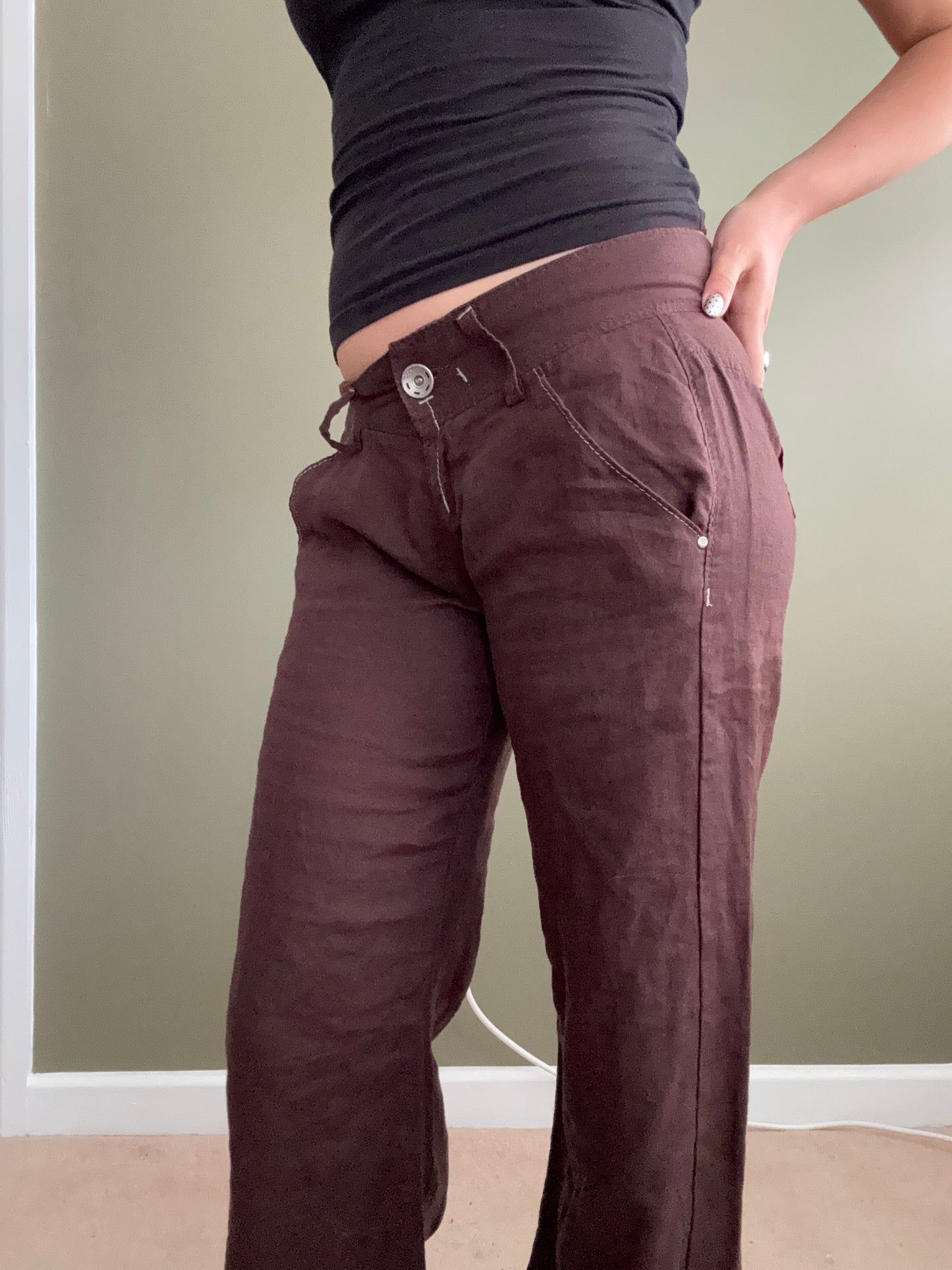 Miss Sixty Linen Trouser