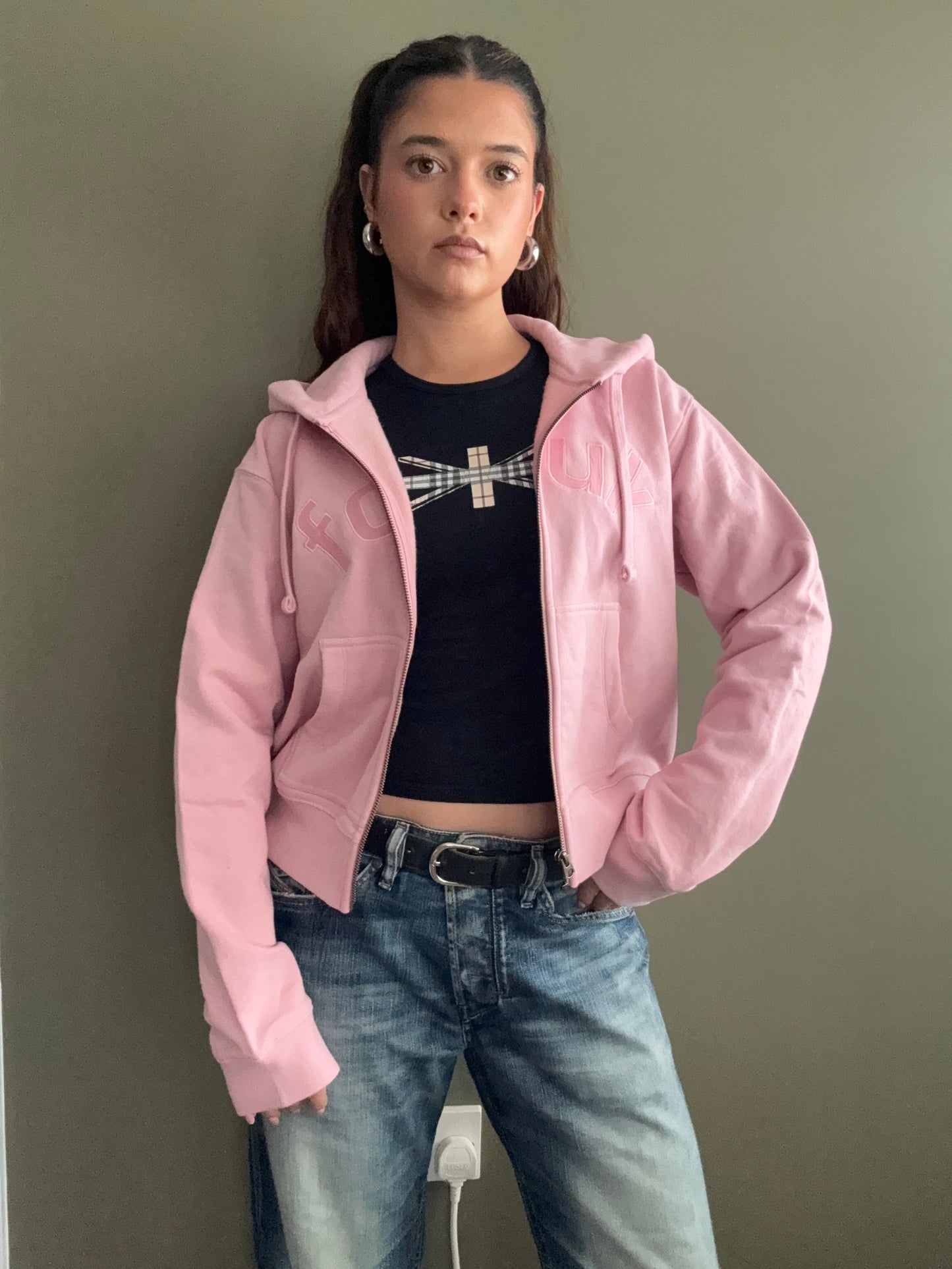 French Connection Zip Hoodie (S)