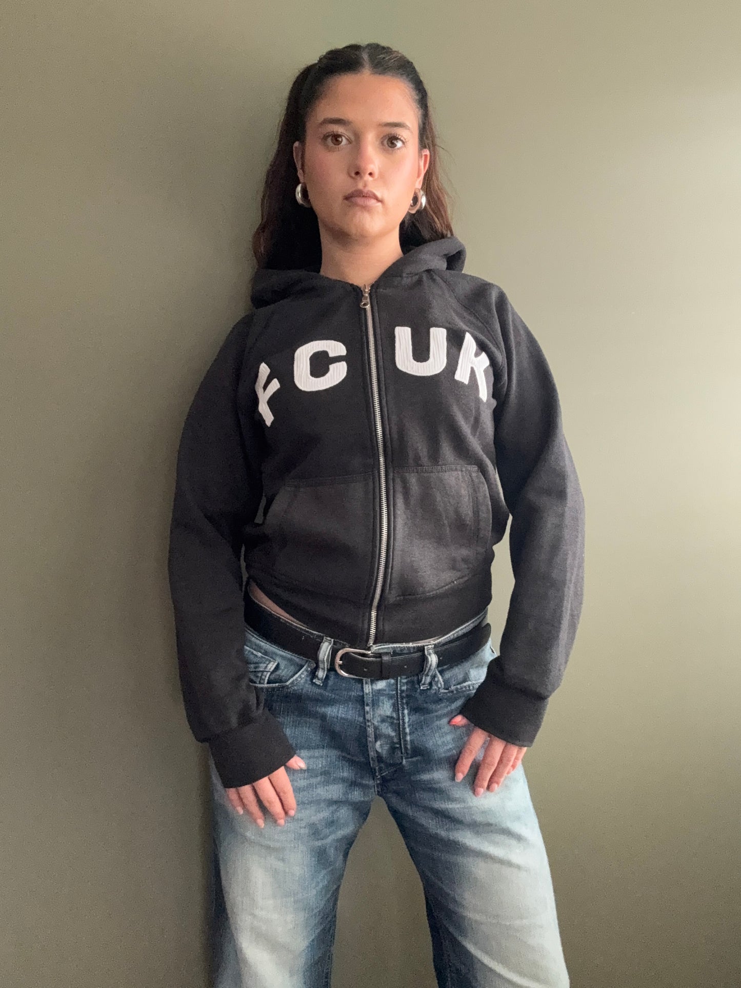 French Connection Zip Hoodie (M)