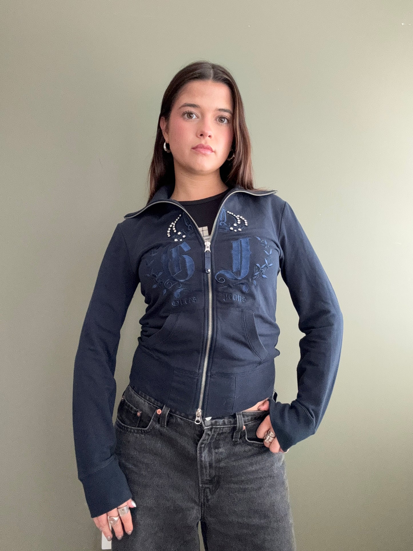 Guess Double Zip Jumper (S)