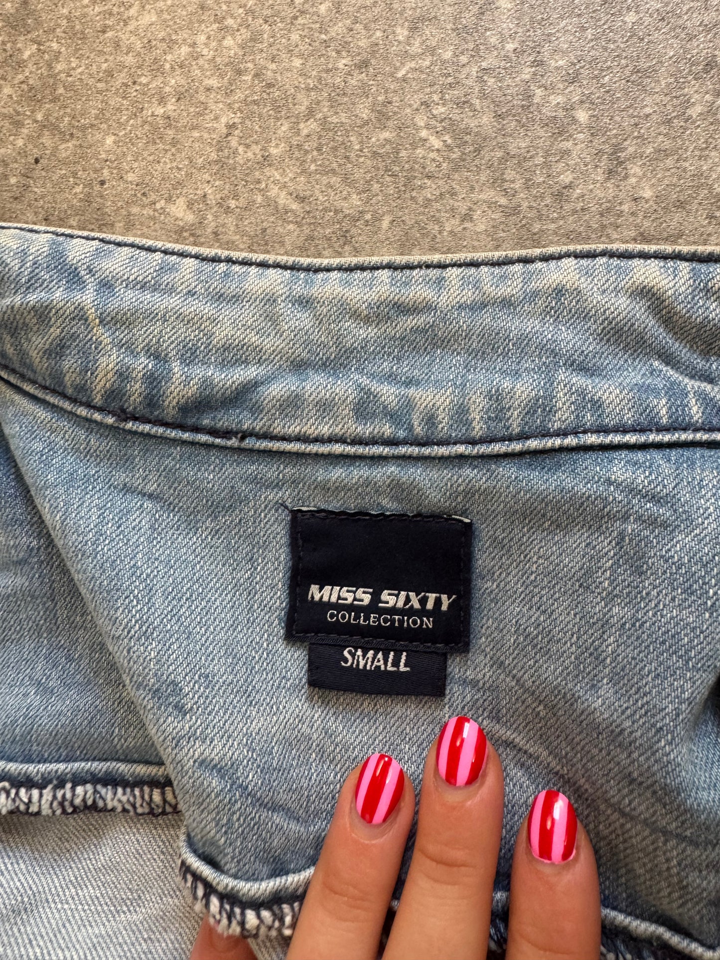 Miss Sixty Cropped Denim Jacket (S)