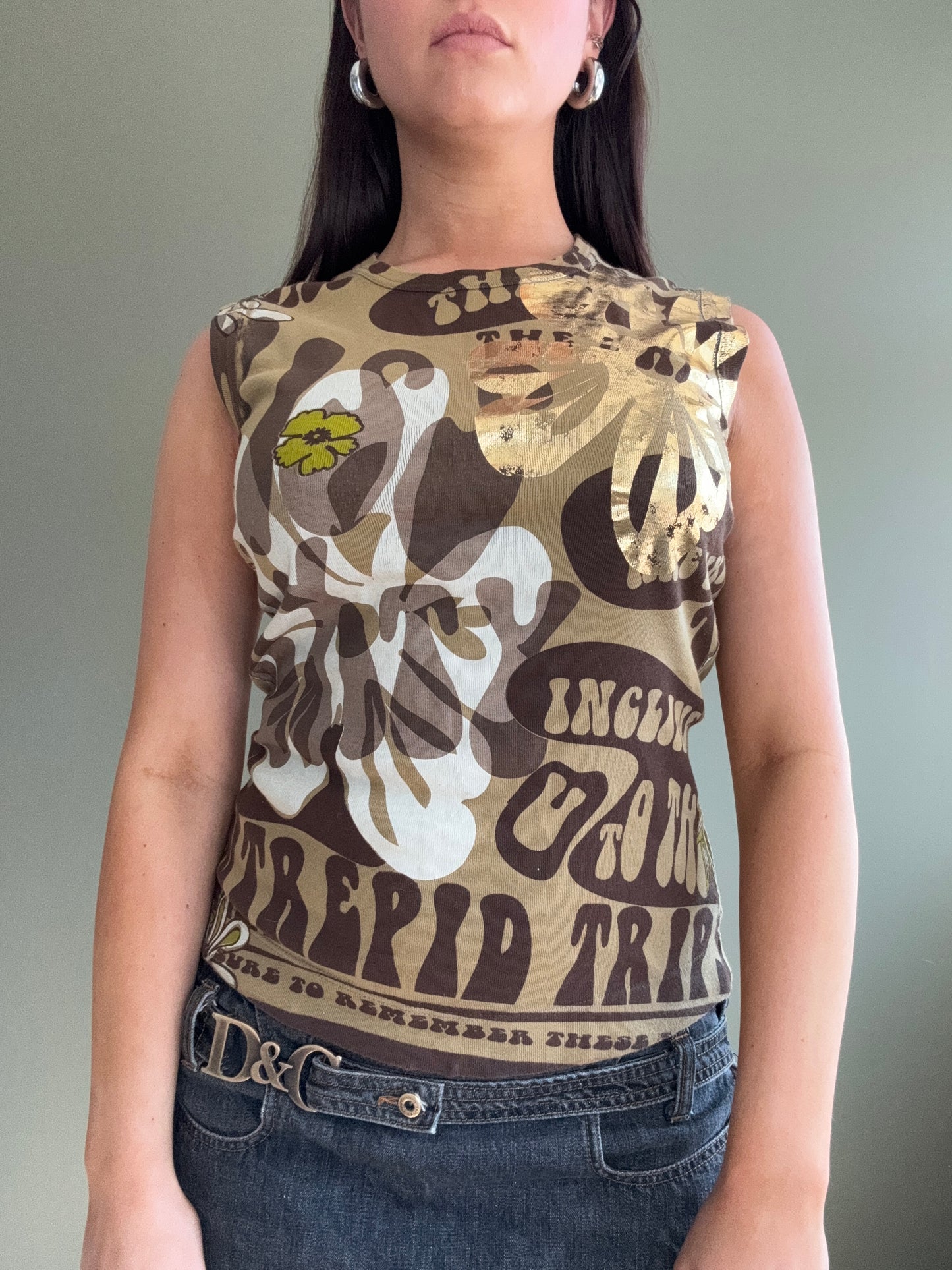 Miss Sixty Printed Top (S)