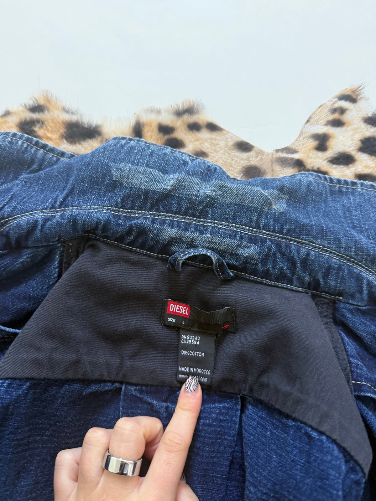 Diesel Denim Military Jacket (L)