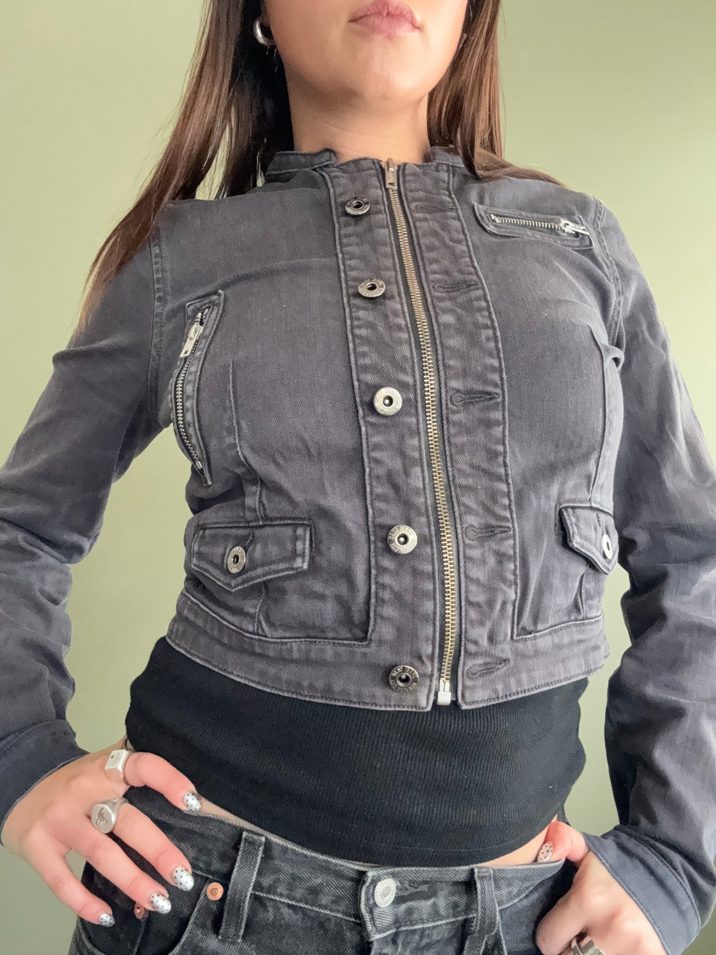 DKNY Cropped Jacket (XS)
