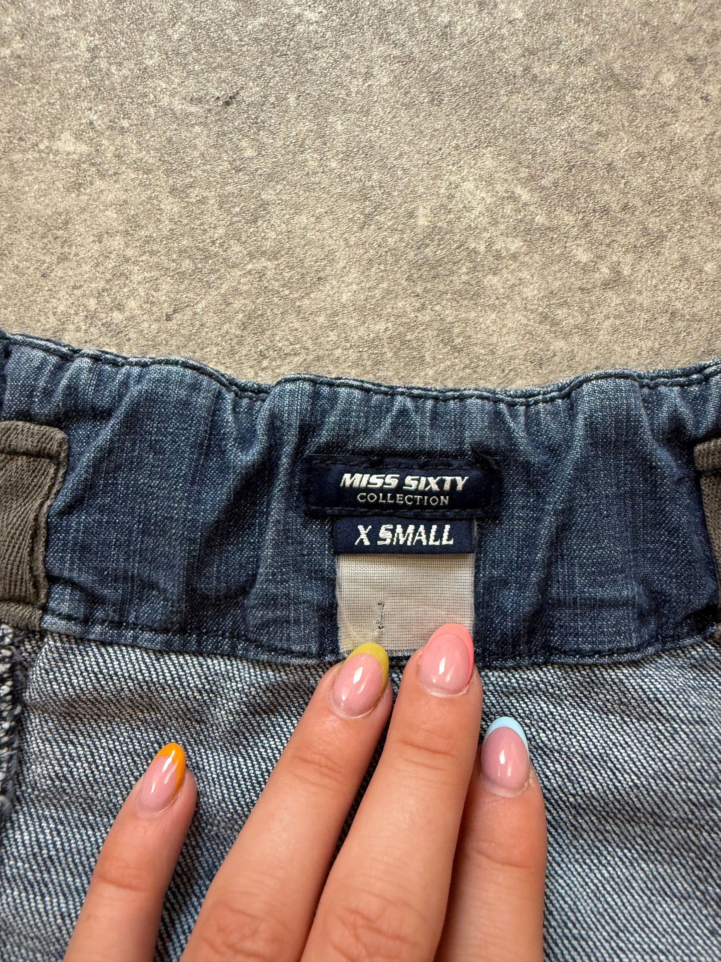 Miss Sixty Denim Corset Top (XS)