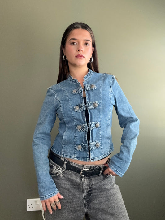 Denim Military Jacket (UK10)