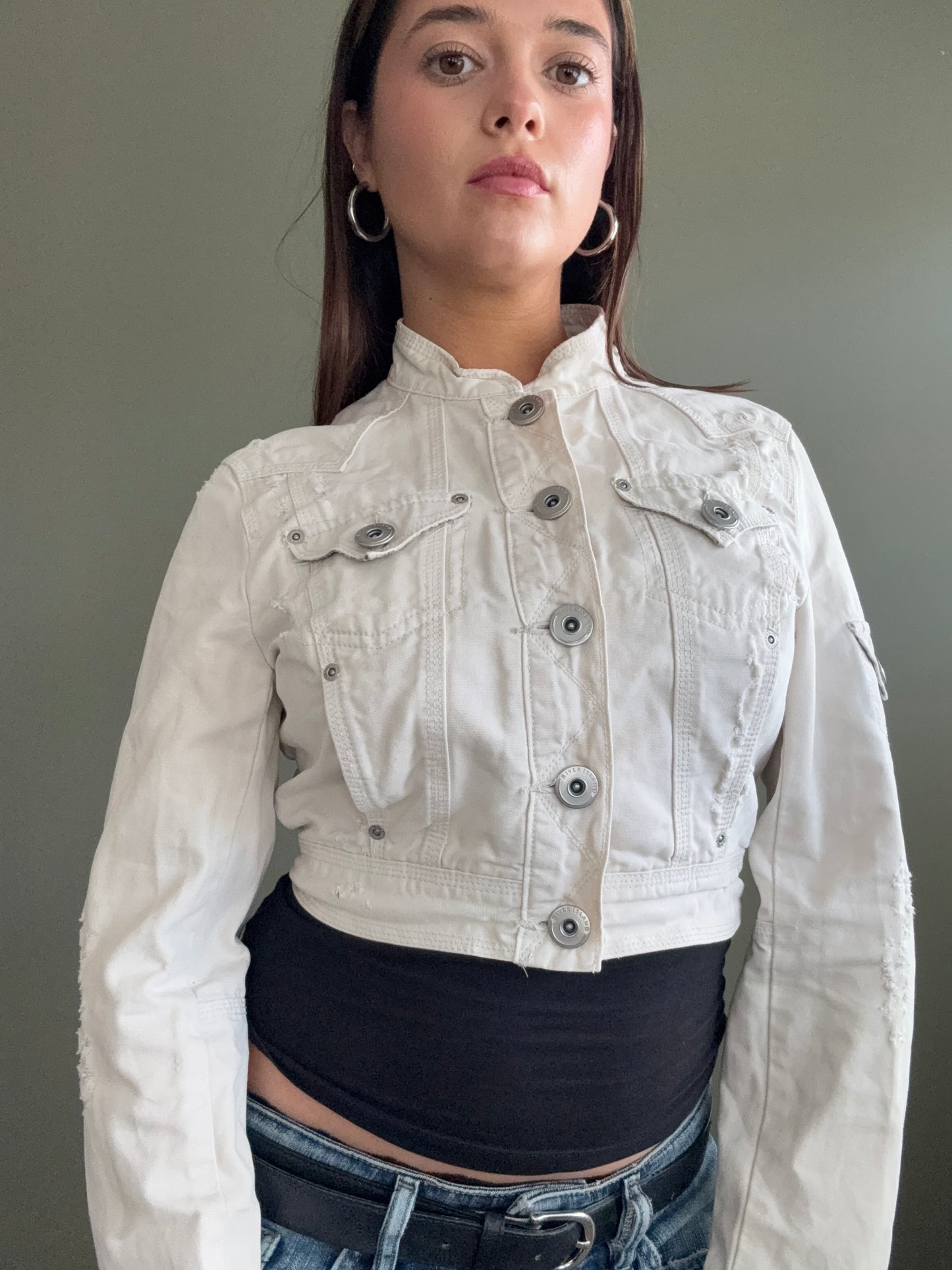 Cropped Y2K Jacket (UK14)