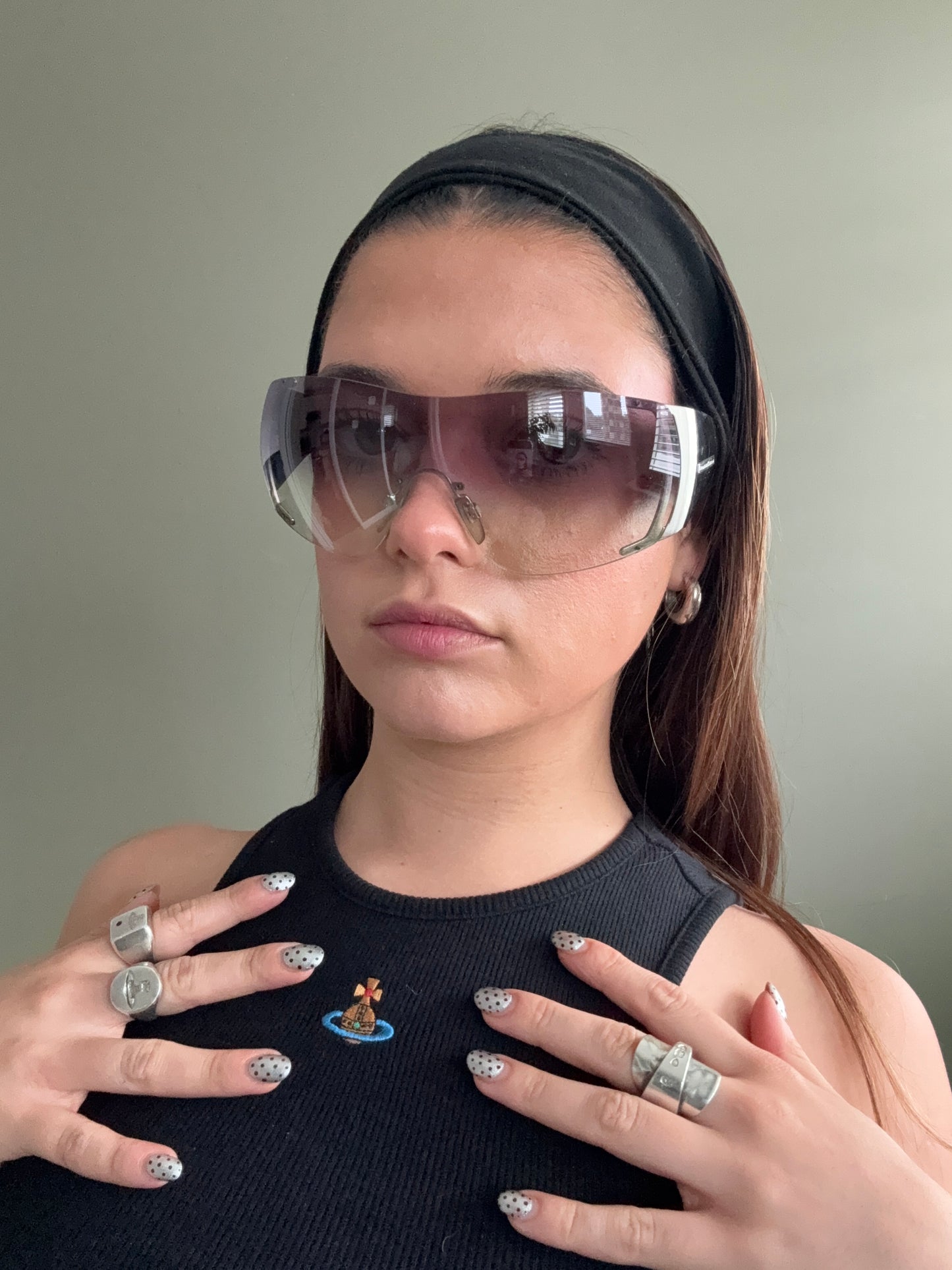 DKNY Shield Sunglasses