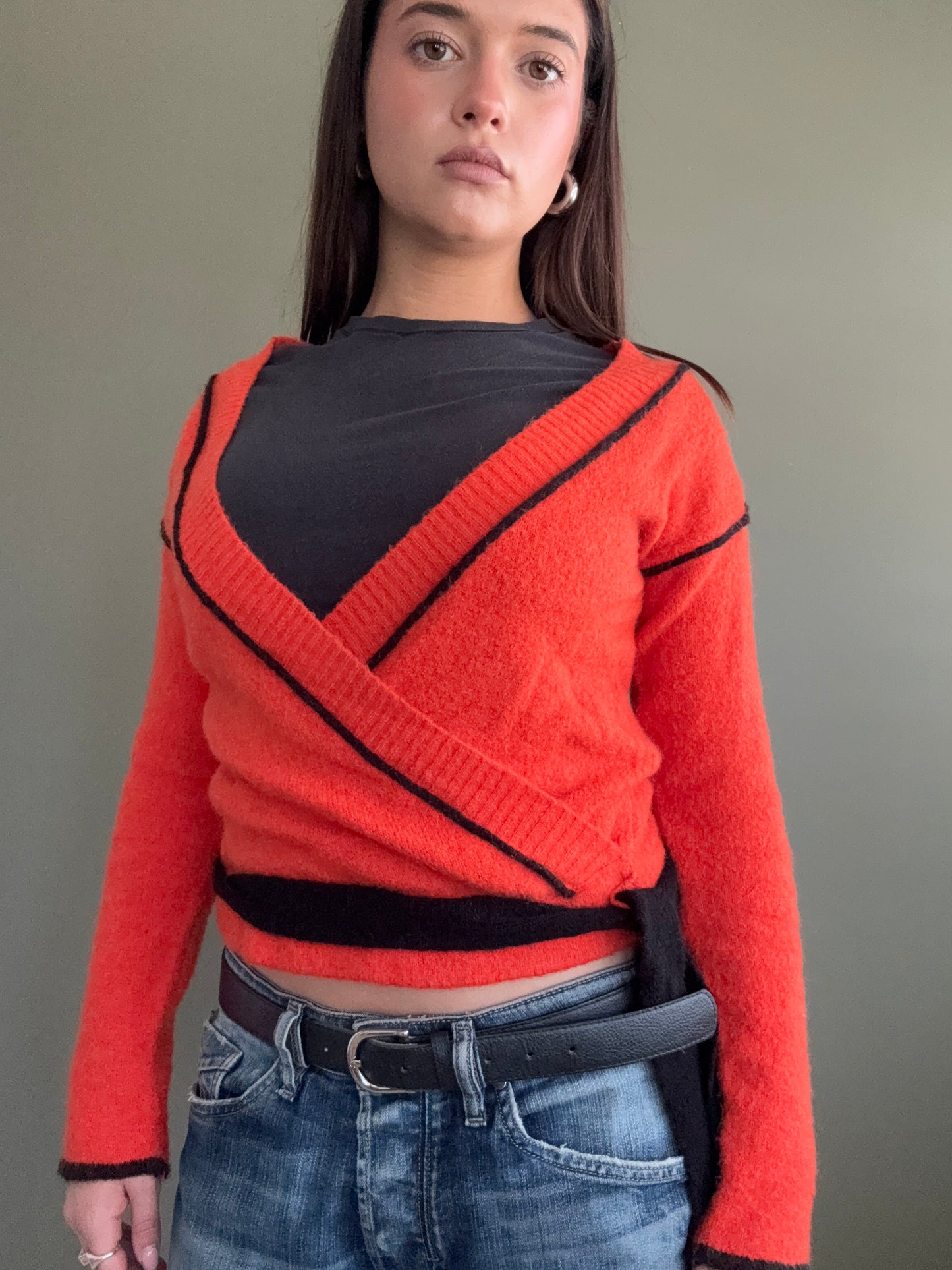 Diesel Mohair Wrap Top (M)