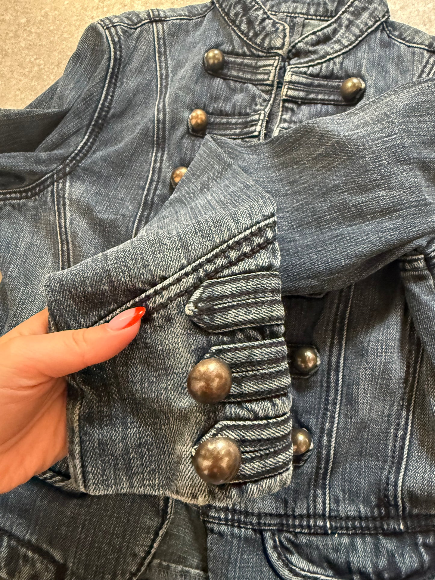 Denim Military Jacket (UK10)