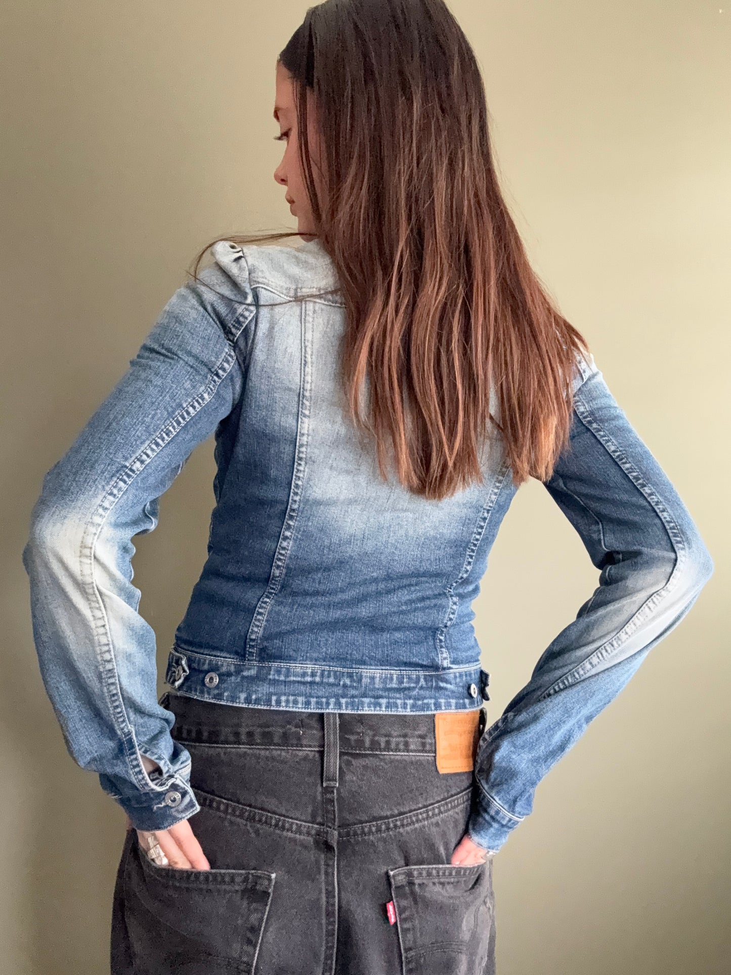 Diesel Fitted Denim Jacket (S)