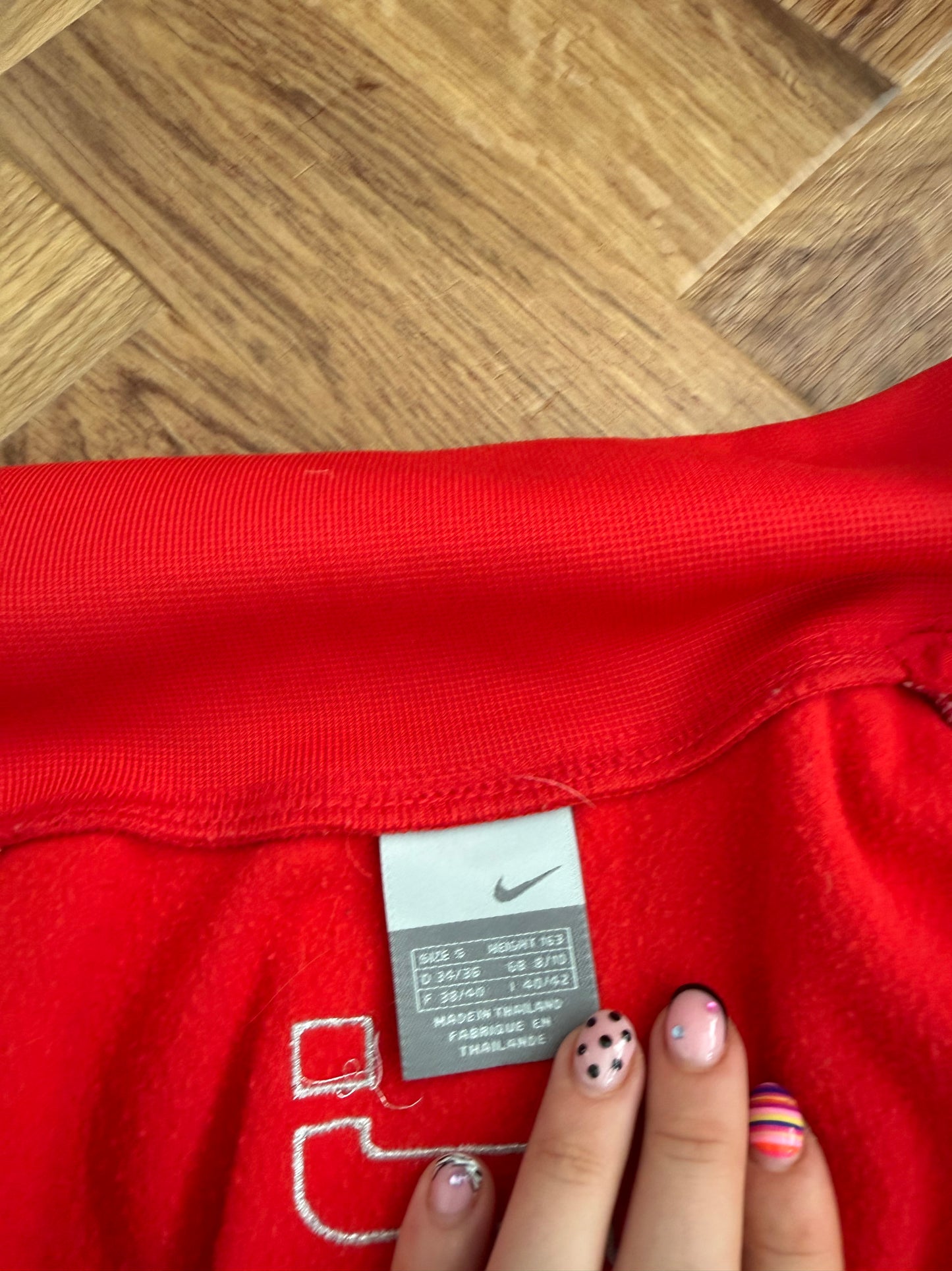 Striped Nike Tracksuit Top (S)