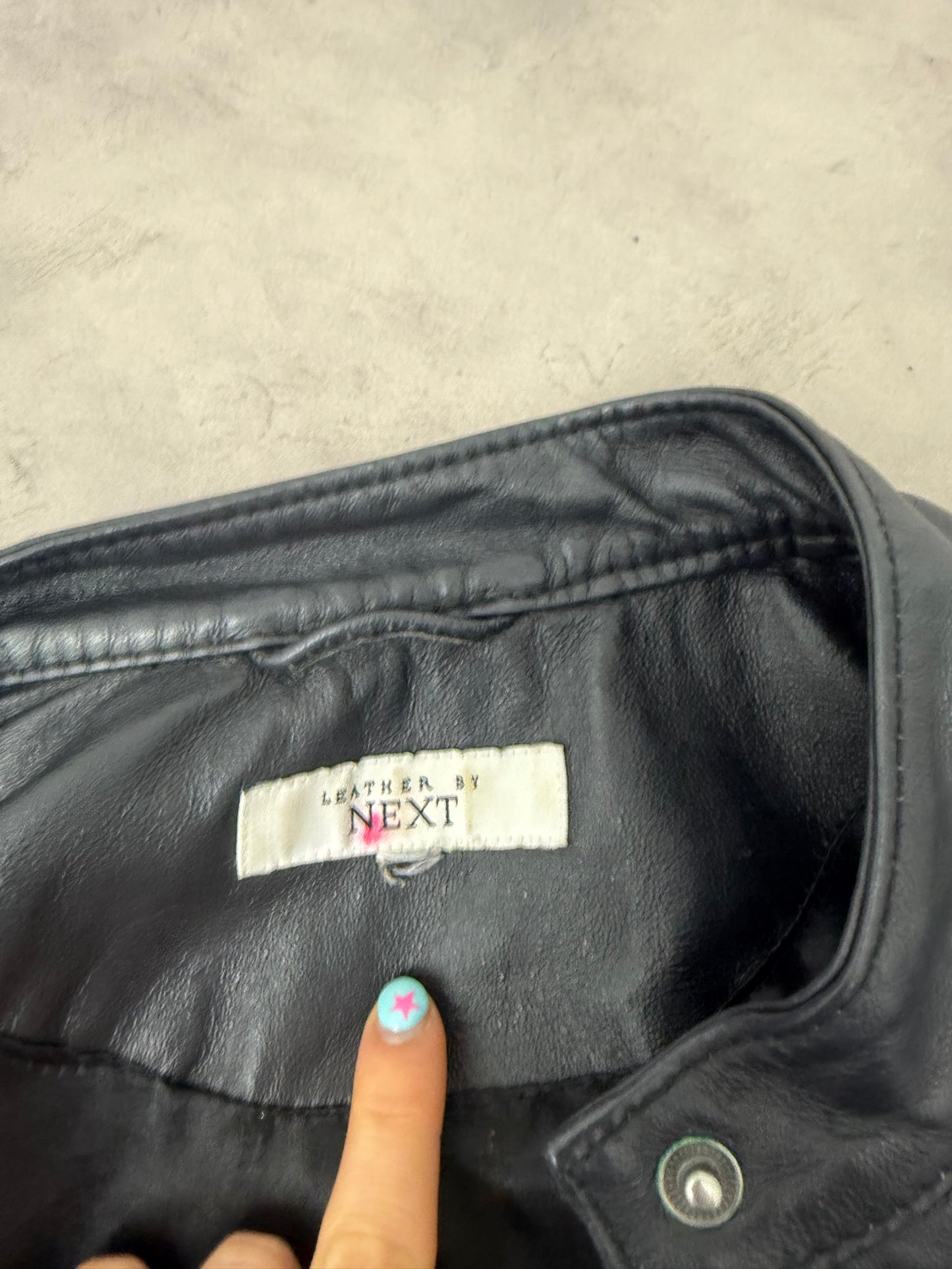 Leather Buckle Jacket (UK10)