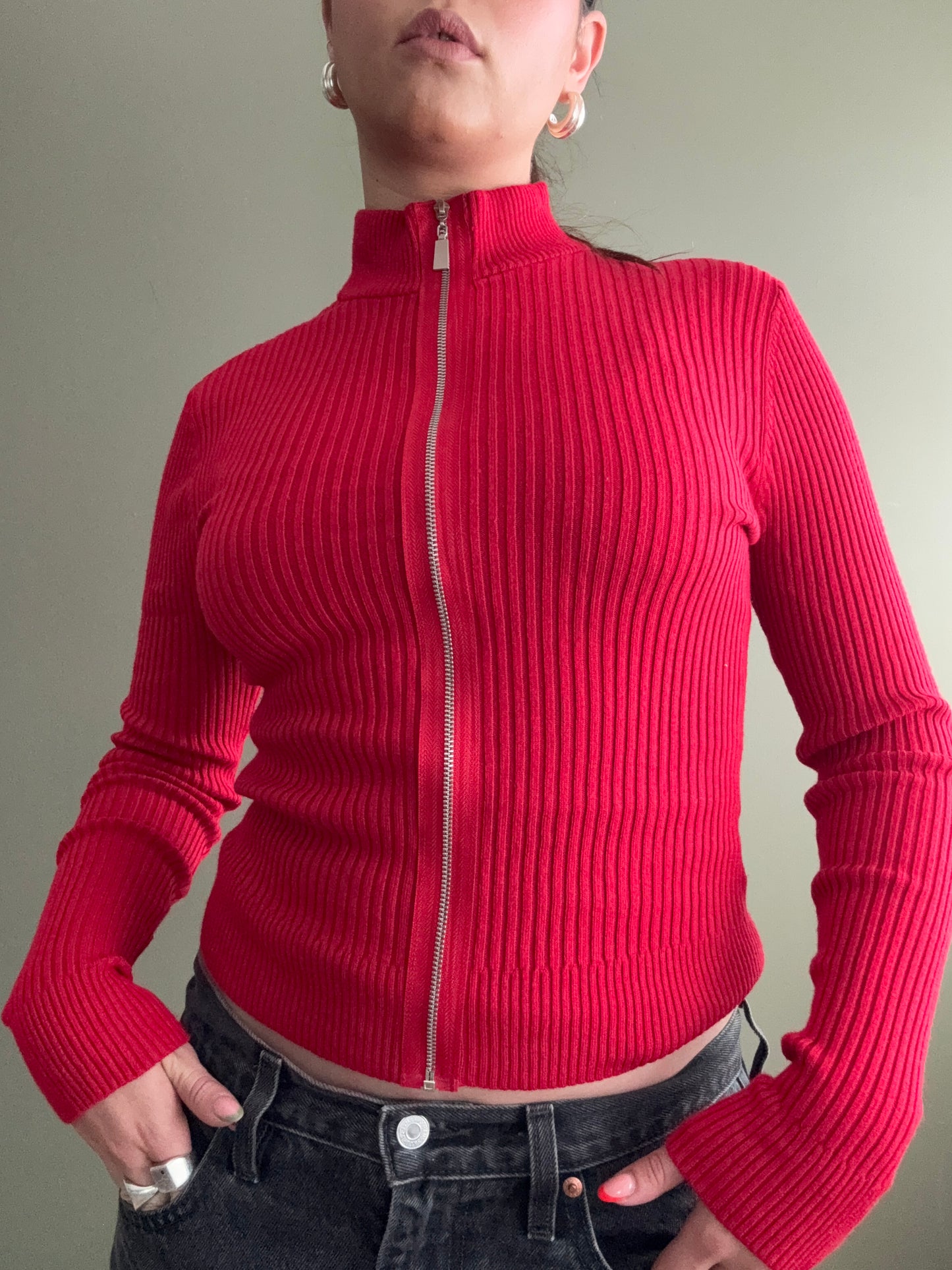 Jane Norman Zip Jumper (UK10)