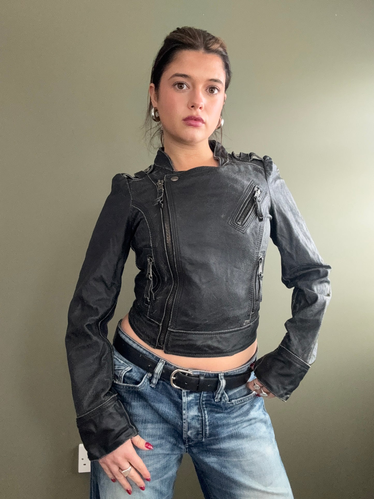 Miss Sixty Leather Jacket (XS)