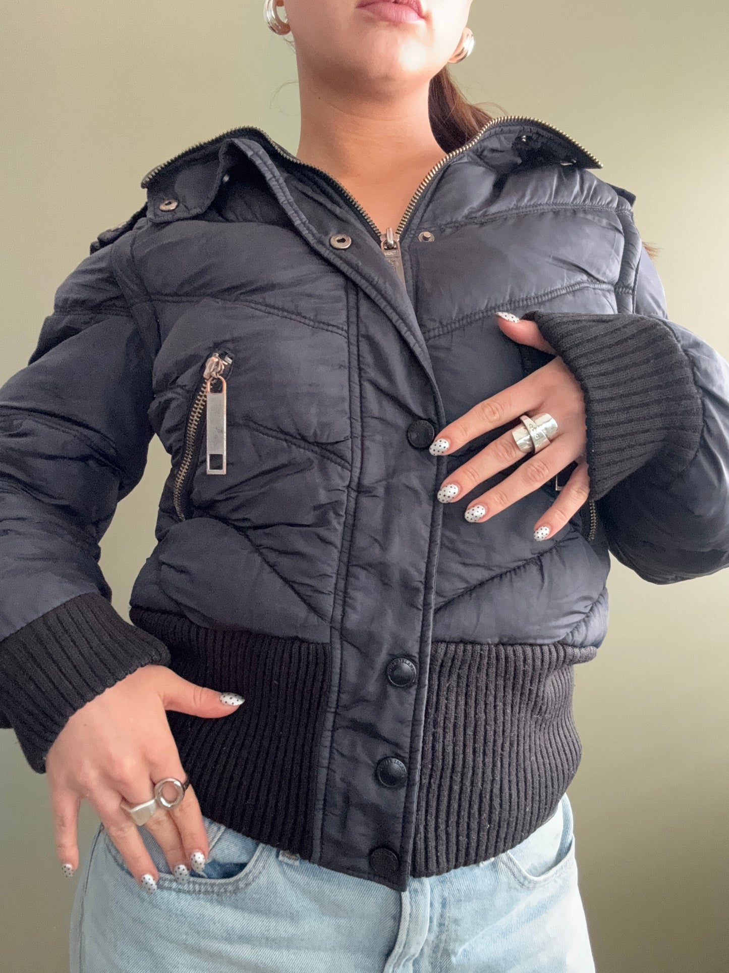 Y2K Puffer Jacket (UK10)
