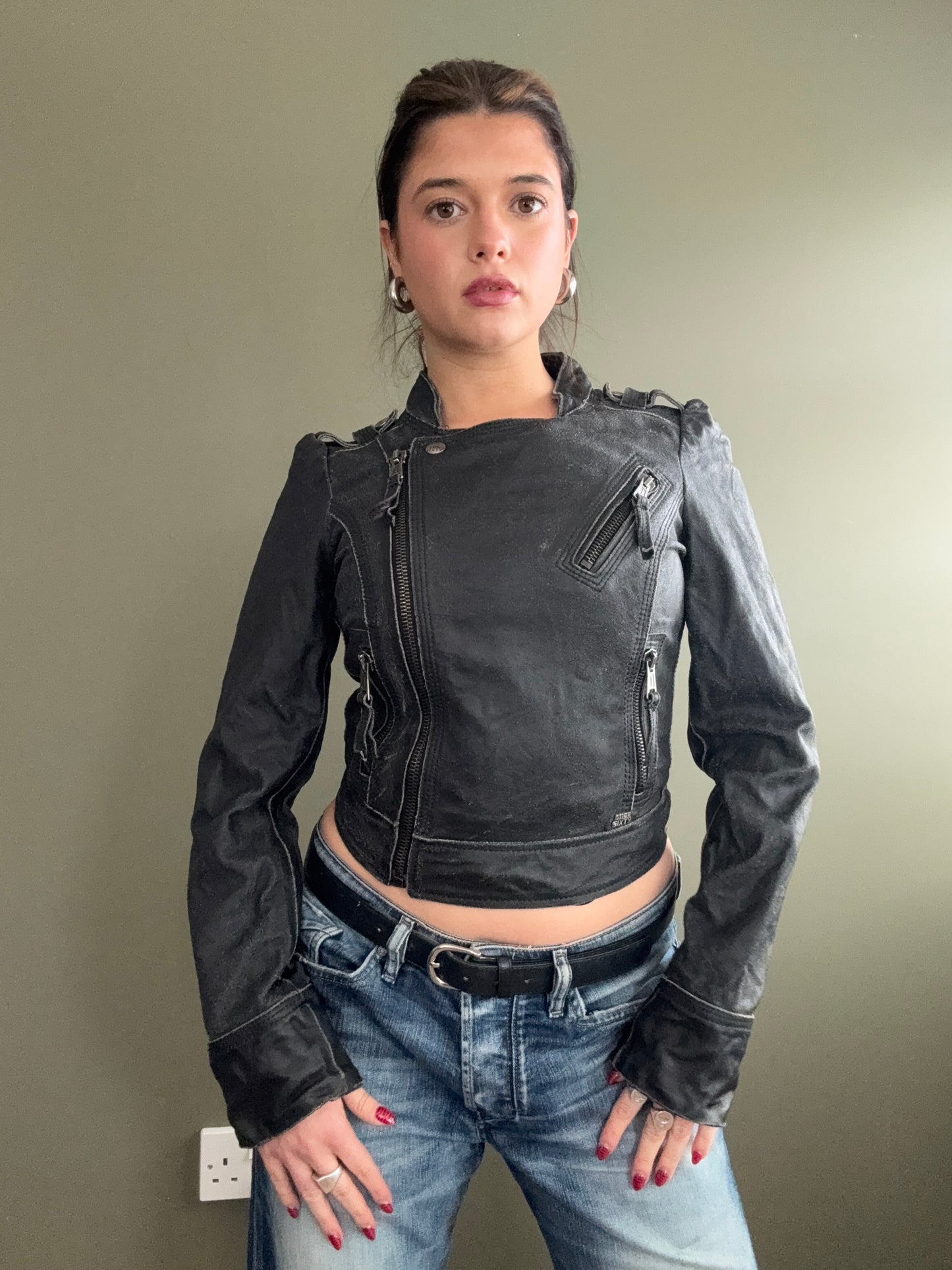 Miss Sixty Leather Jacket (XS)