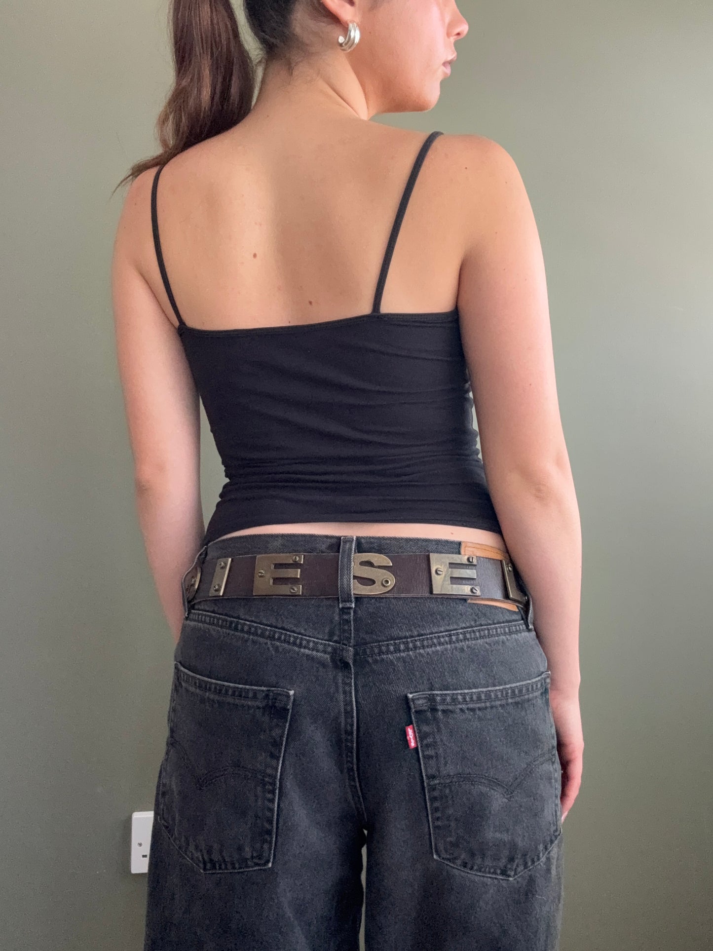 Vintage Diesel Leather Belt