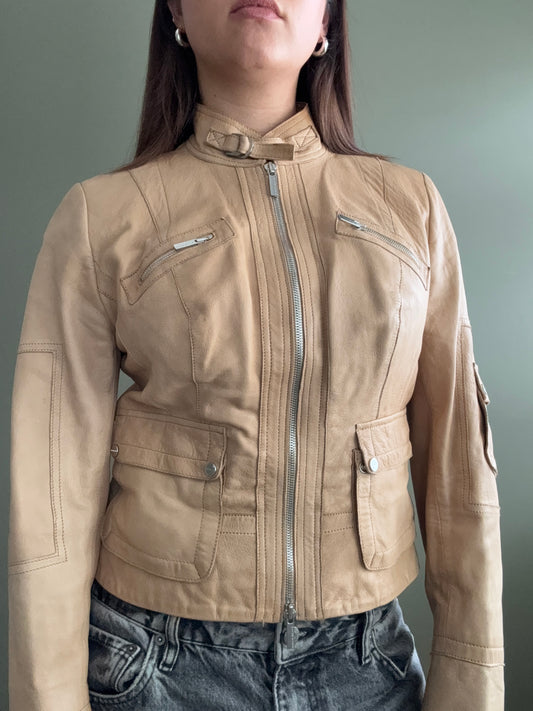 Karen Millen Leather Jacket (UK10)
