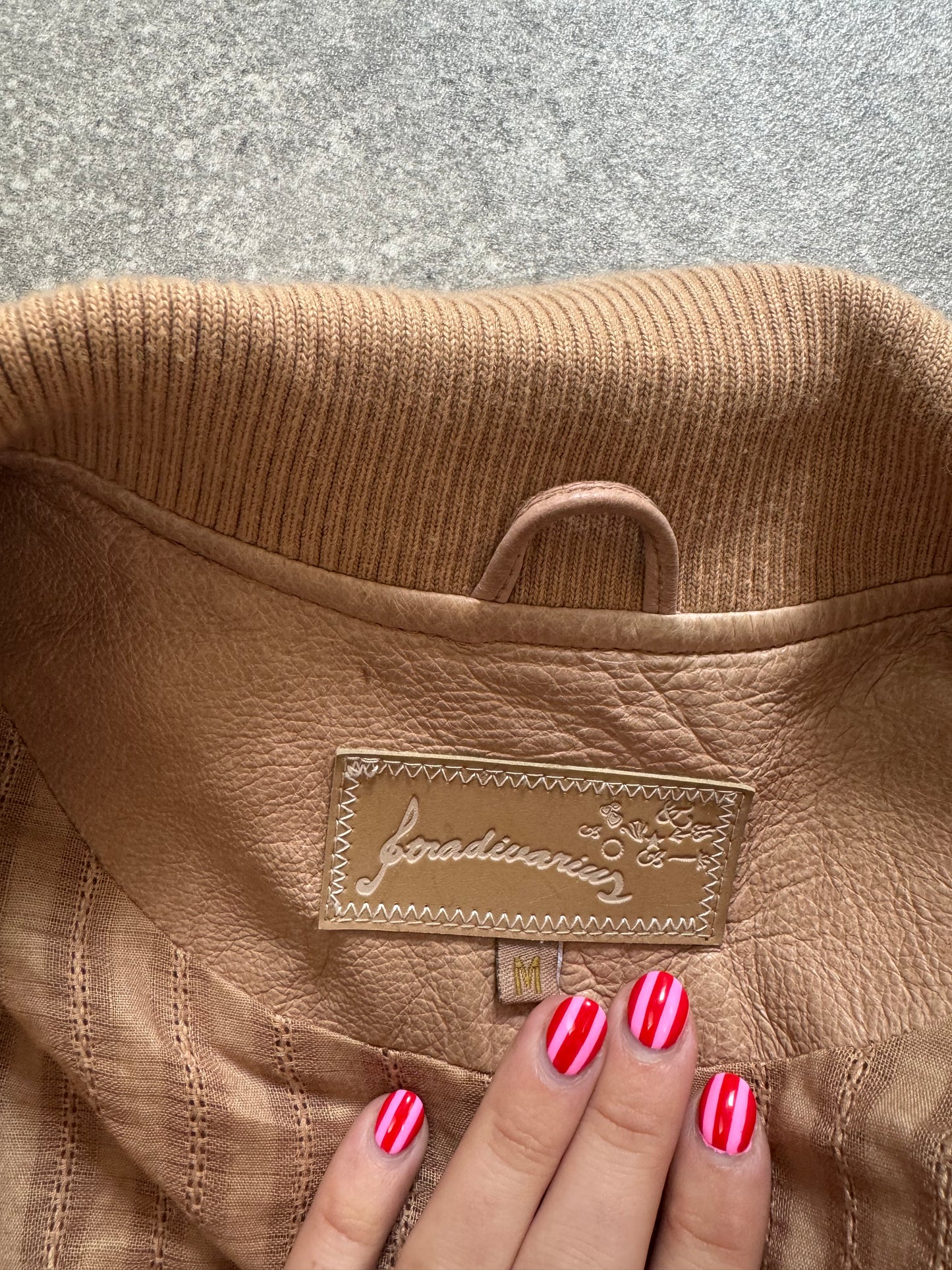 Cargo Leather Jacket (M)