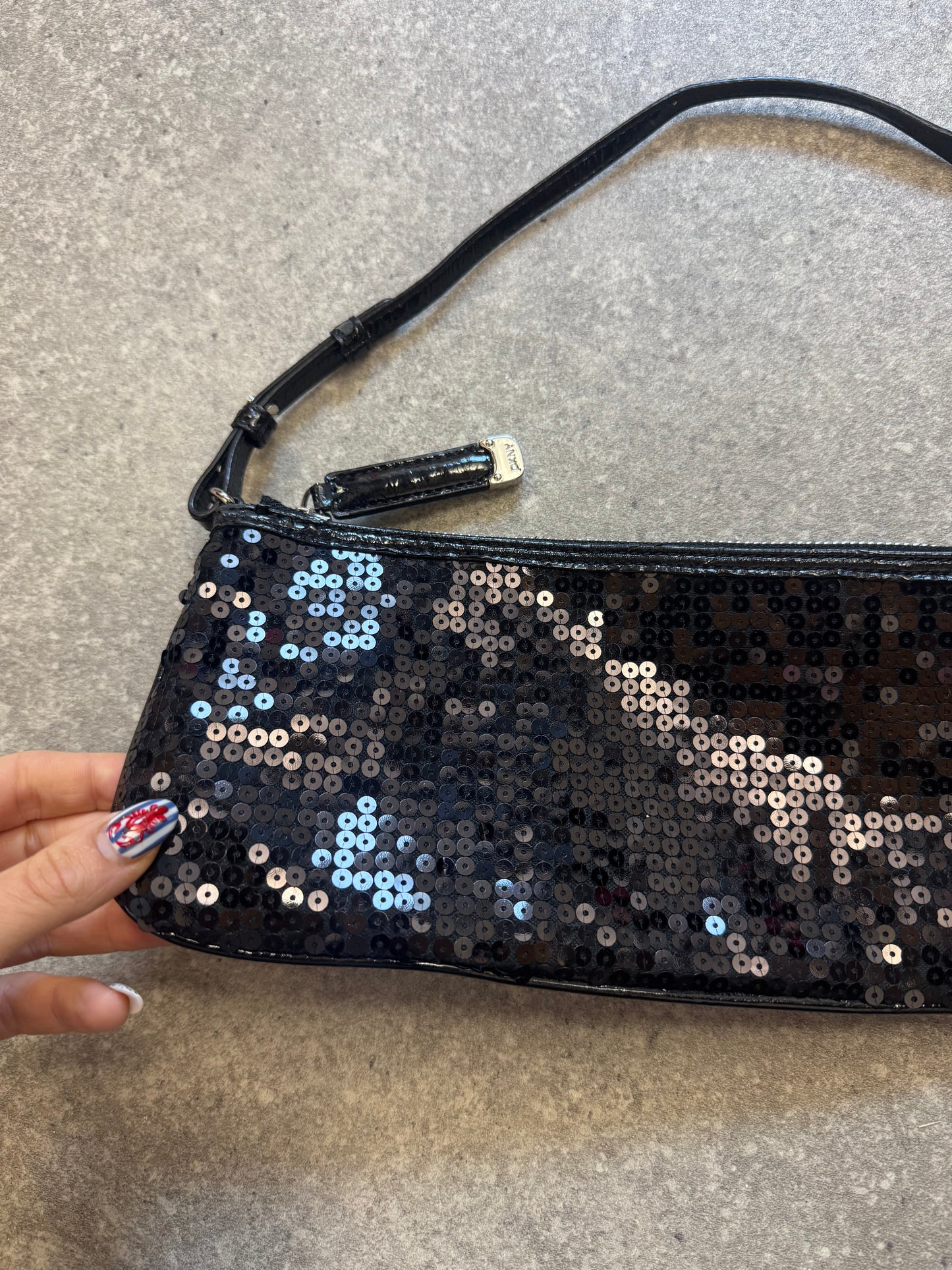 DKNY Sequin Shoulder Bag