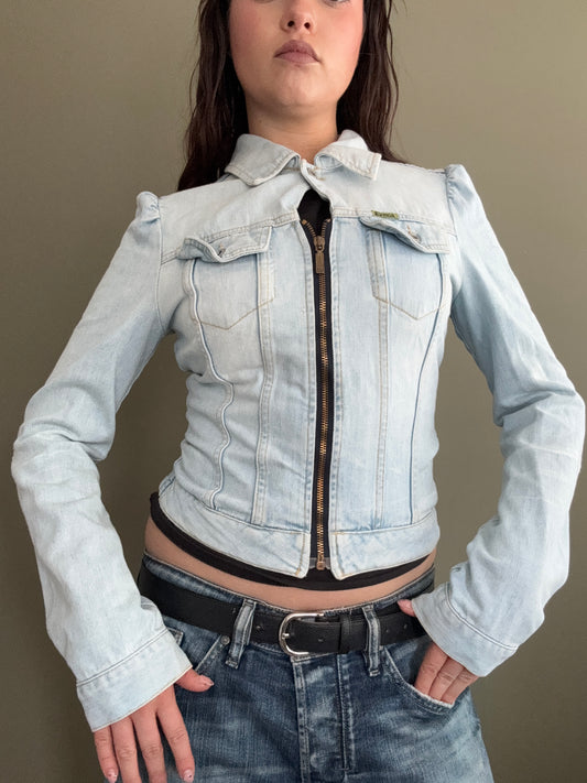 Diesel Denim Zip Jacket (S)