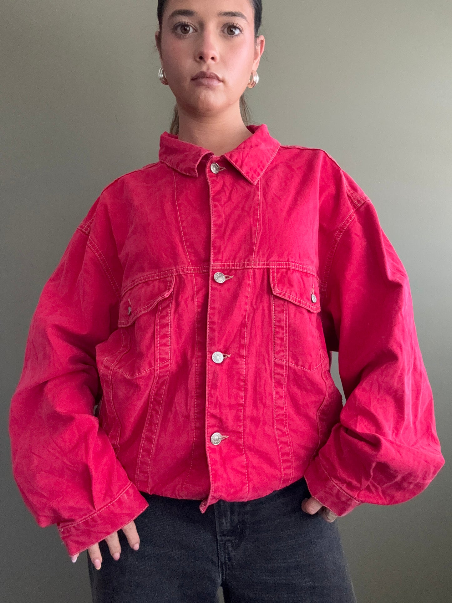 Red Diesel Trucker Jacket (L)