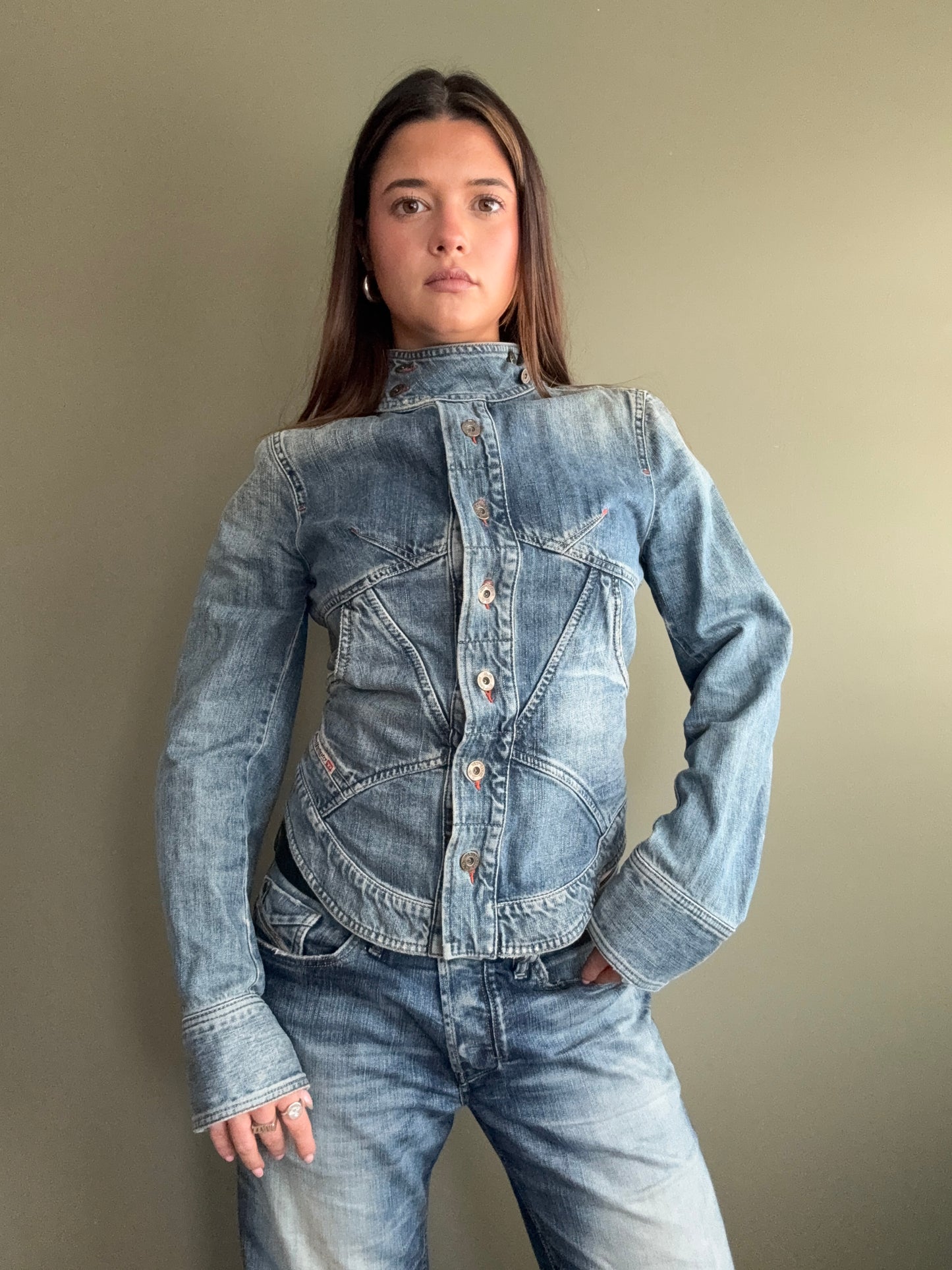 Diesel Denim Corset Jacket (L)