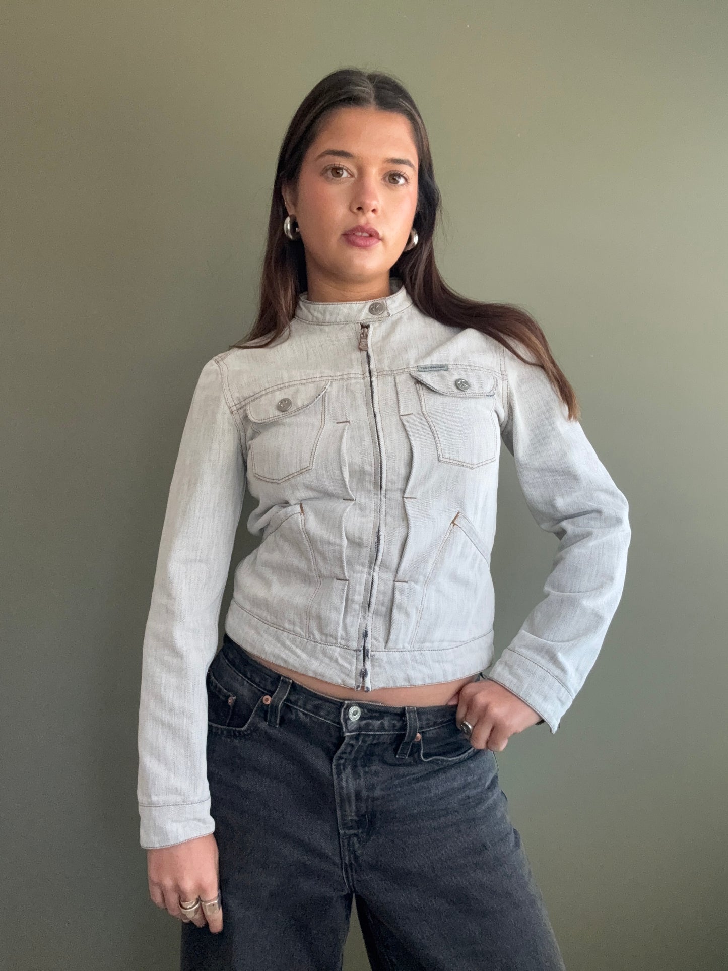 Calvin Klein Fitted Denim Jacket (S)