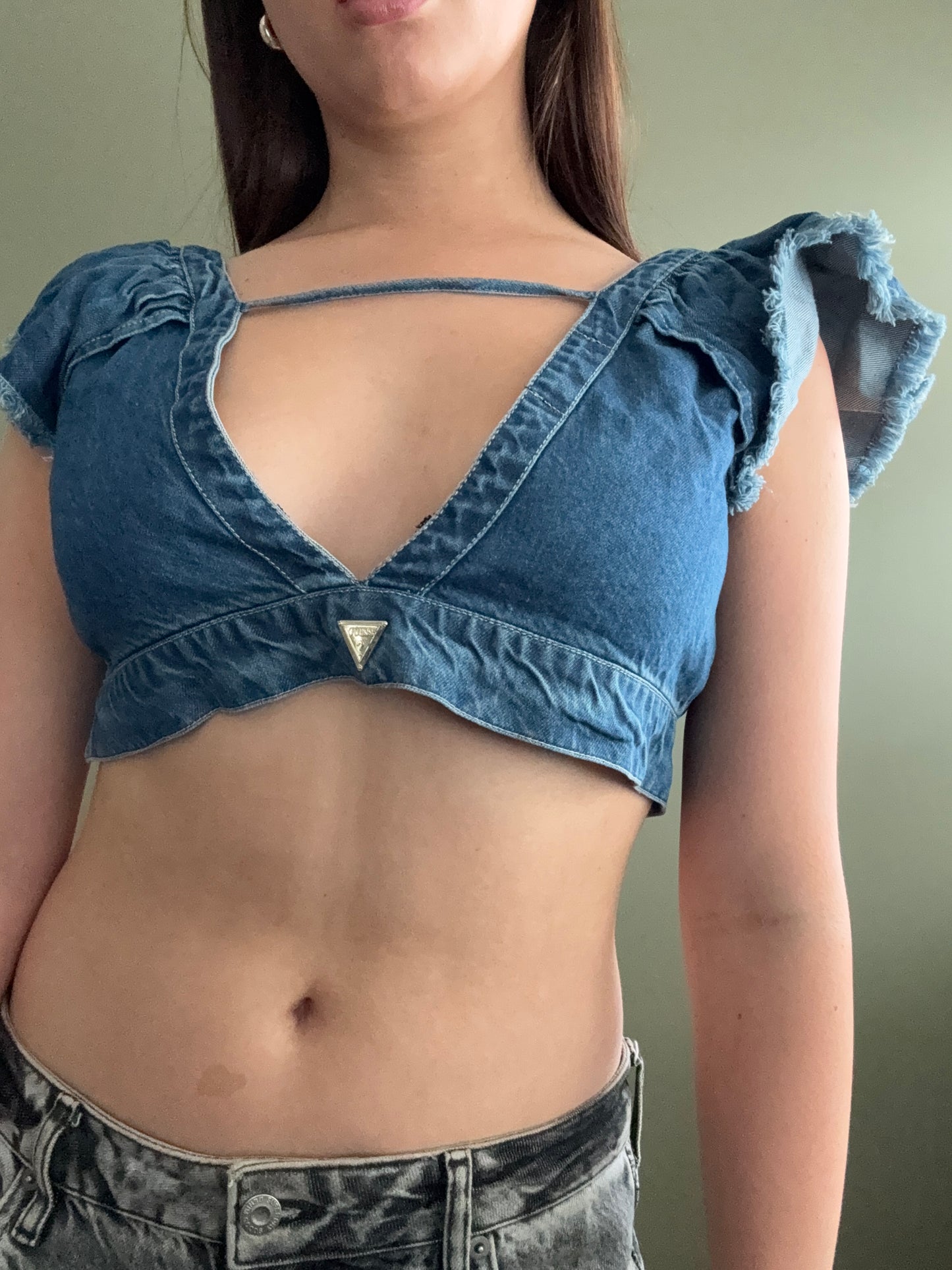 Guess Denim Top (M)