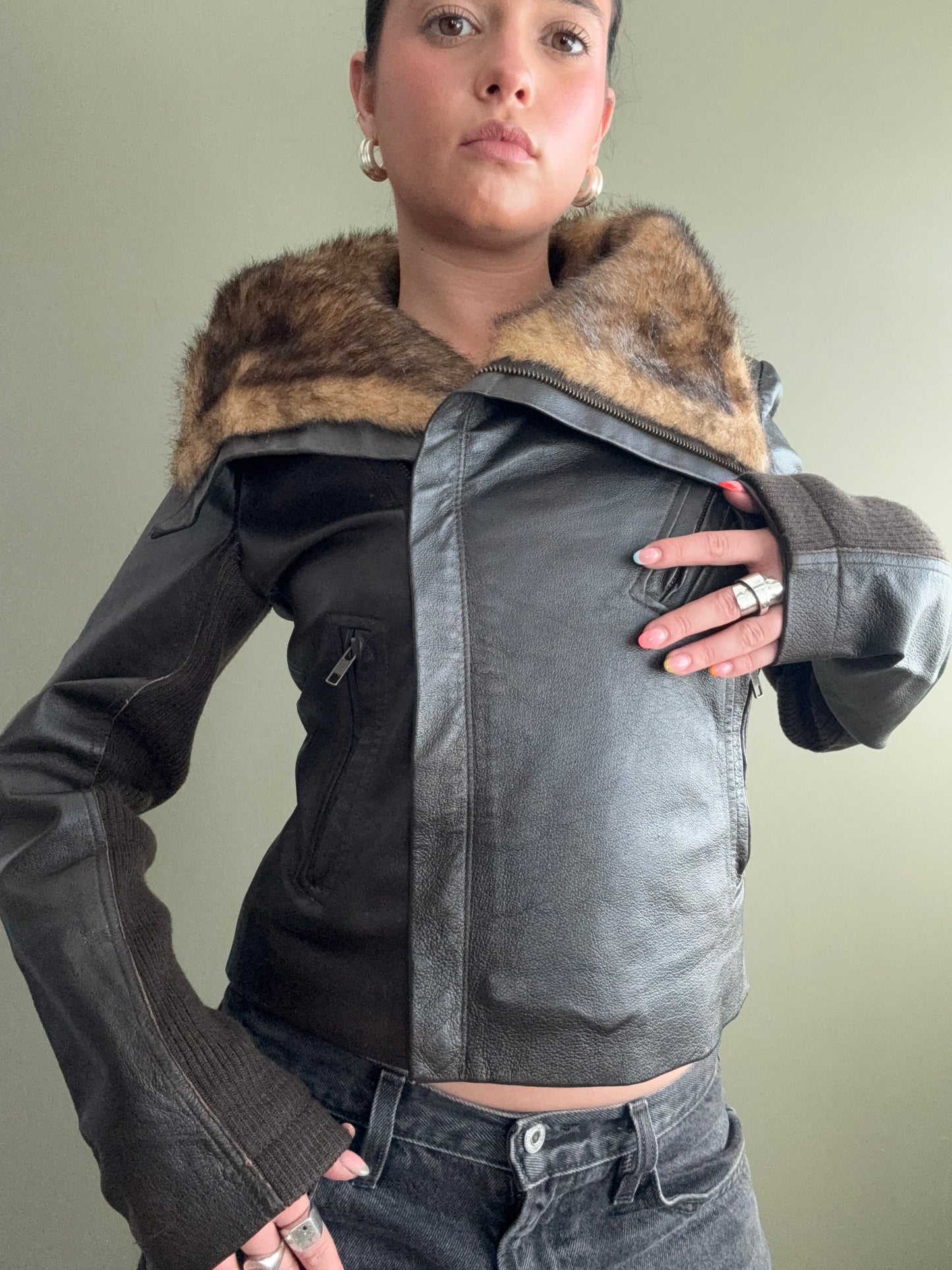 Morgan De Toi Leather Jacket (S)